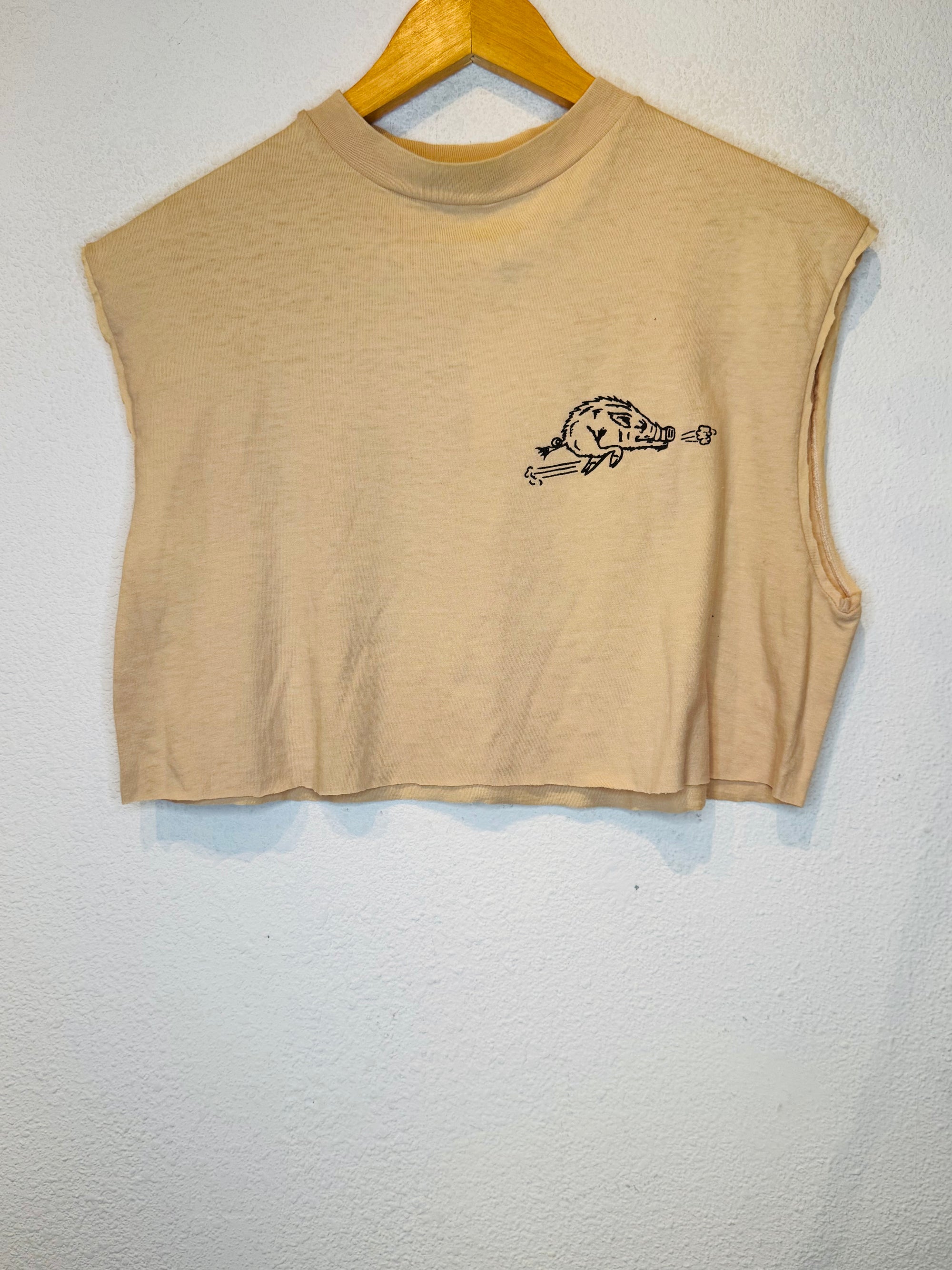 Hogs Breath Vintage Crop Tank