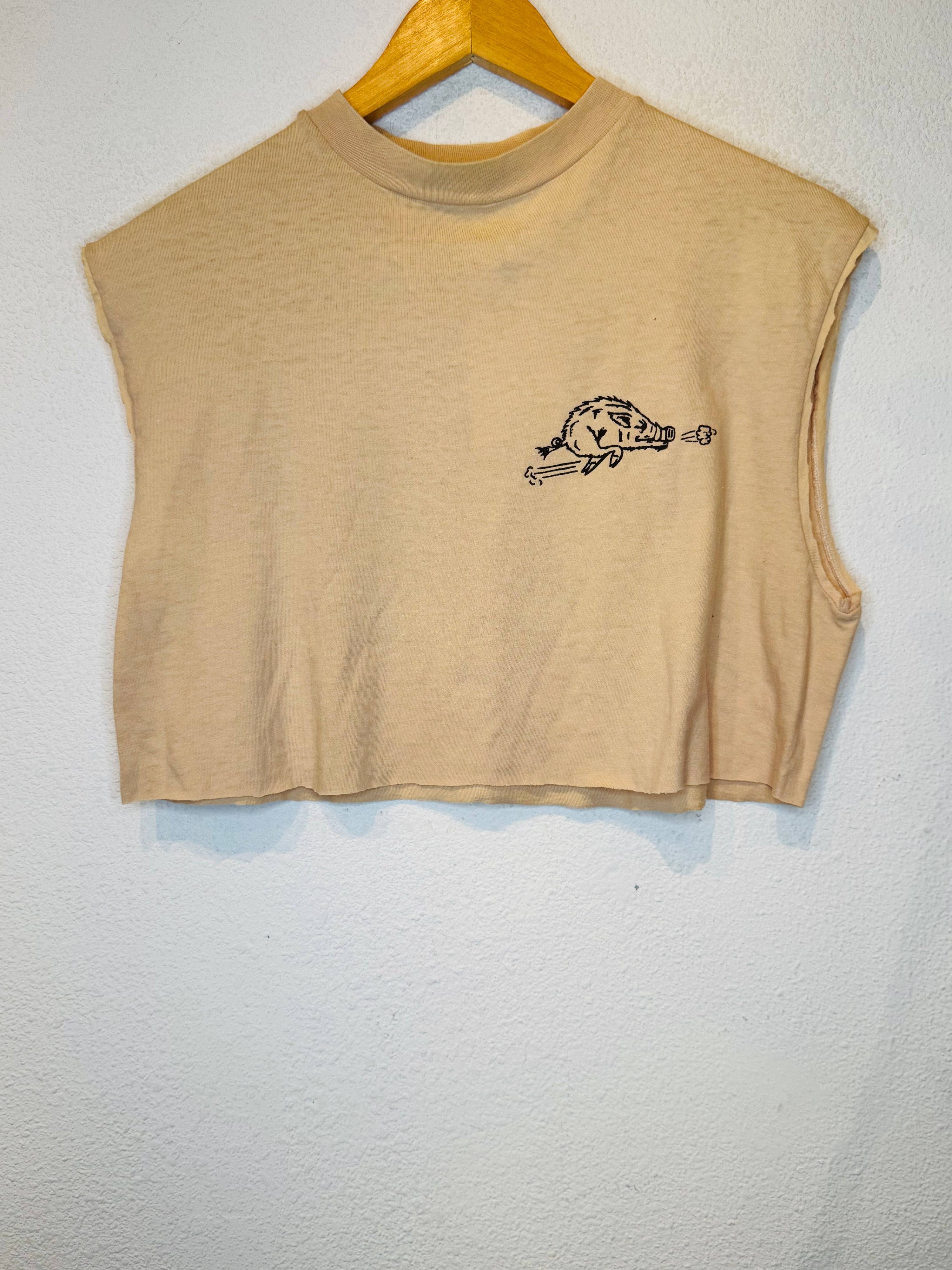 Hogs Breath Vintage Crop Tank