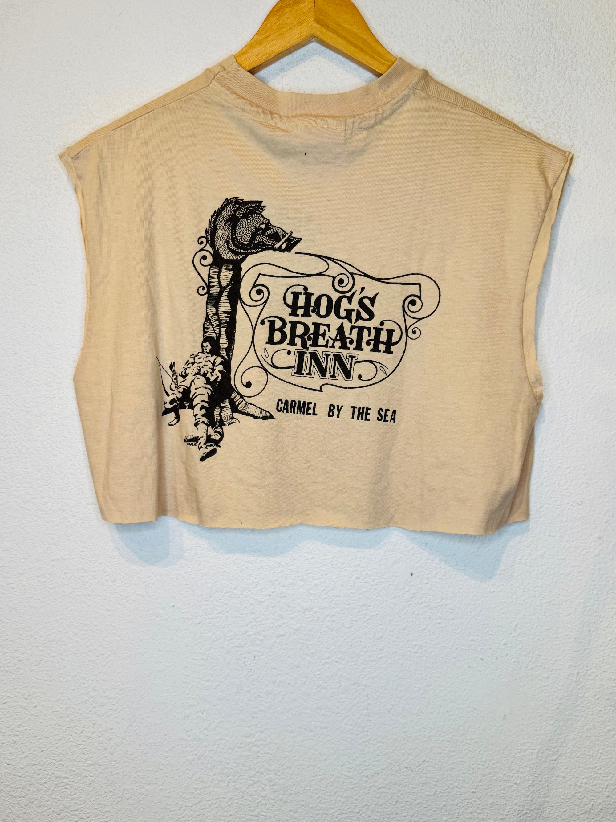 Hogs Breath Vintage Crop Tank