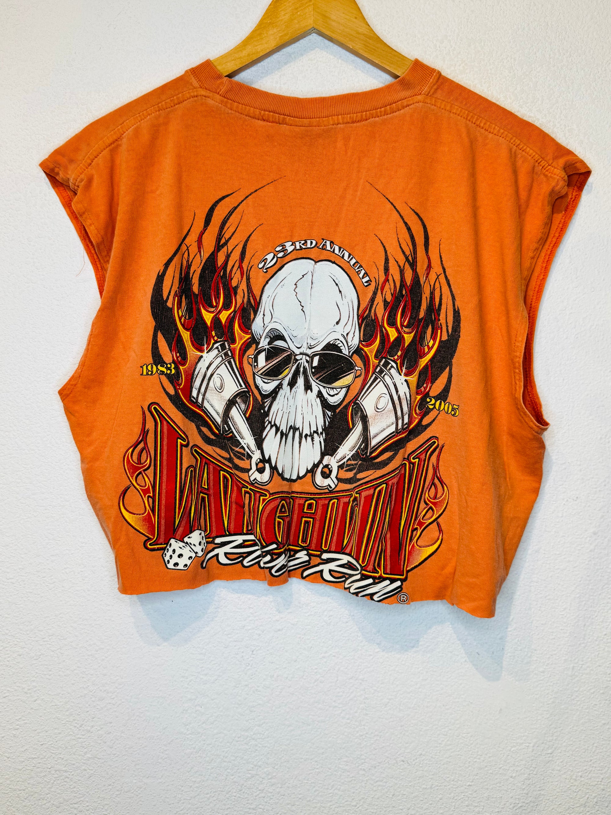 Laughlin Rally Vintage Crop Tank