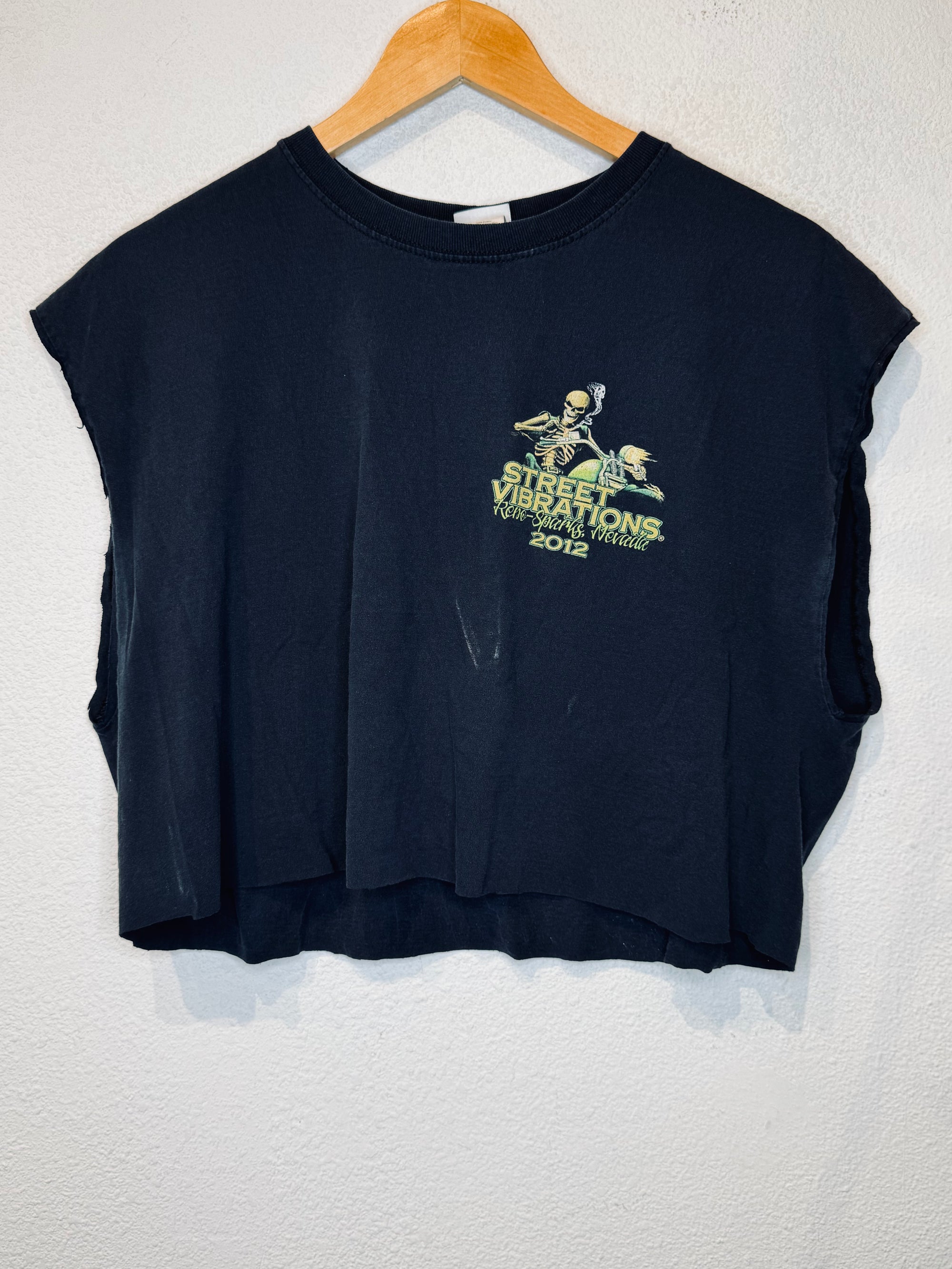 Street Vibrations Vintage Crop Tank