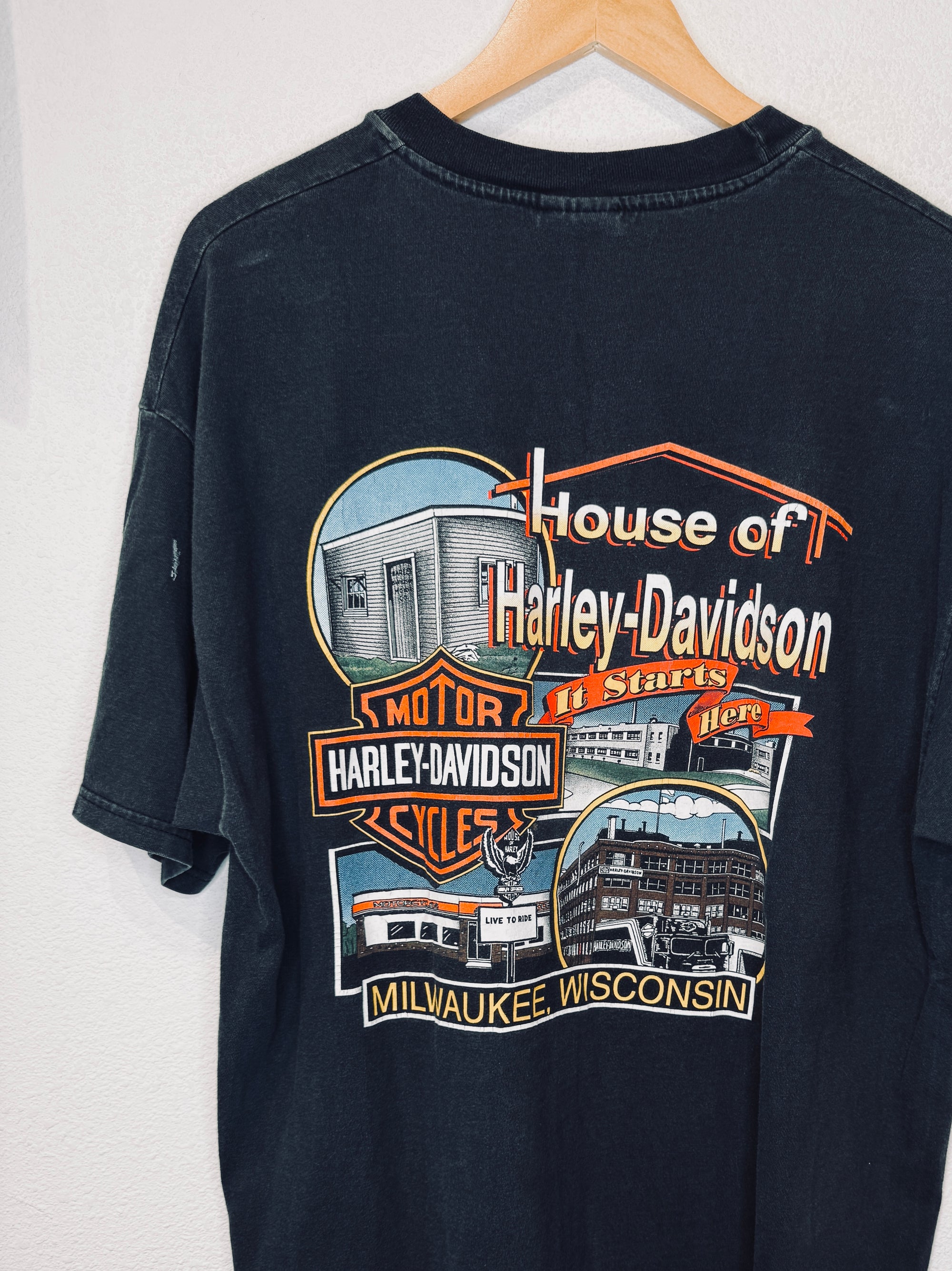 Milwaukee Harley Vintage Tee