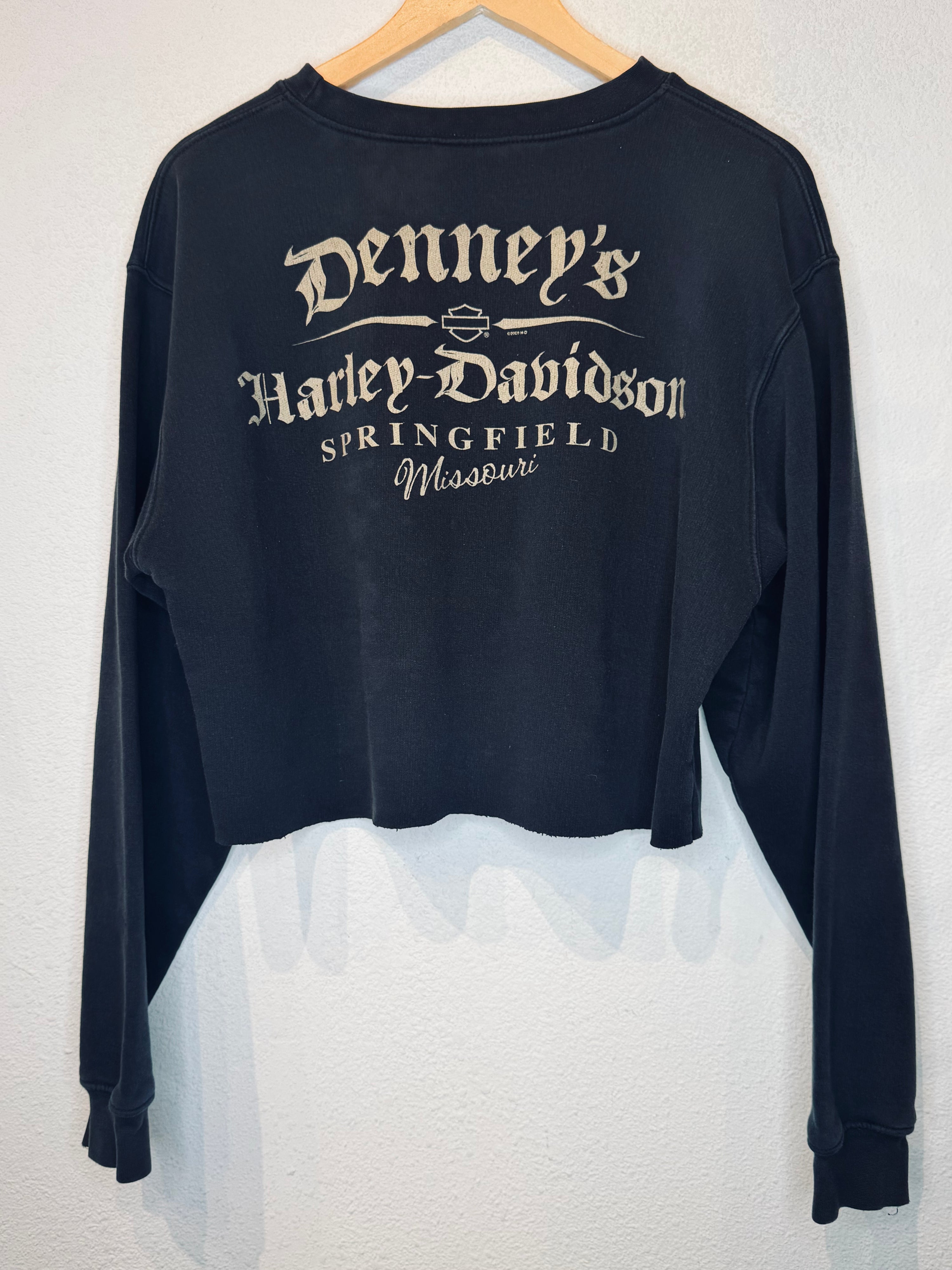 Springfield Harley Vintage Crop Crewneck