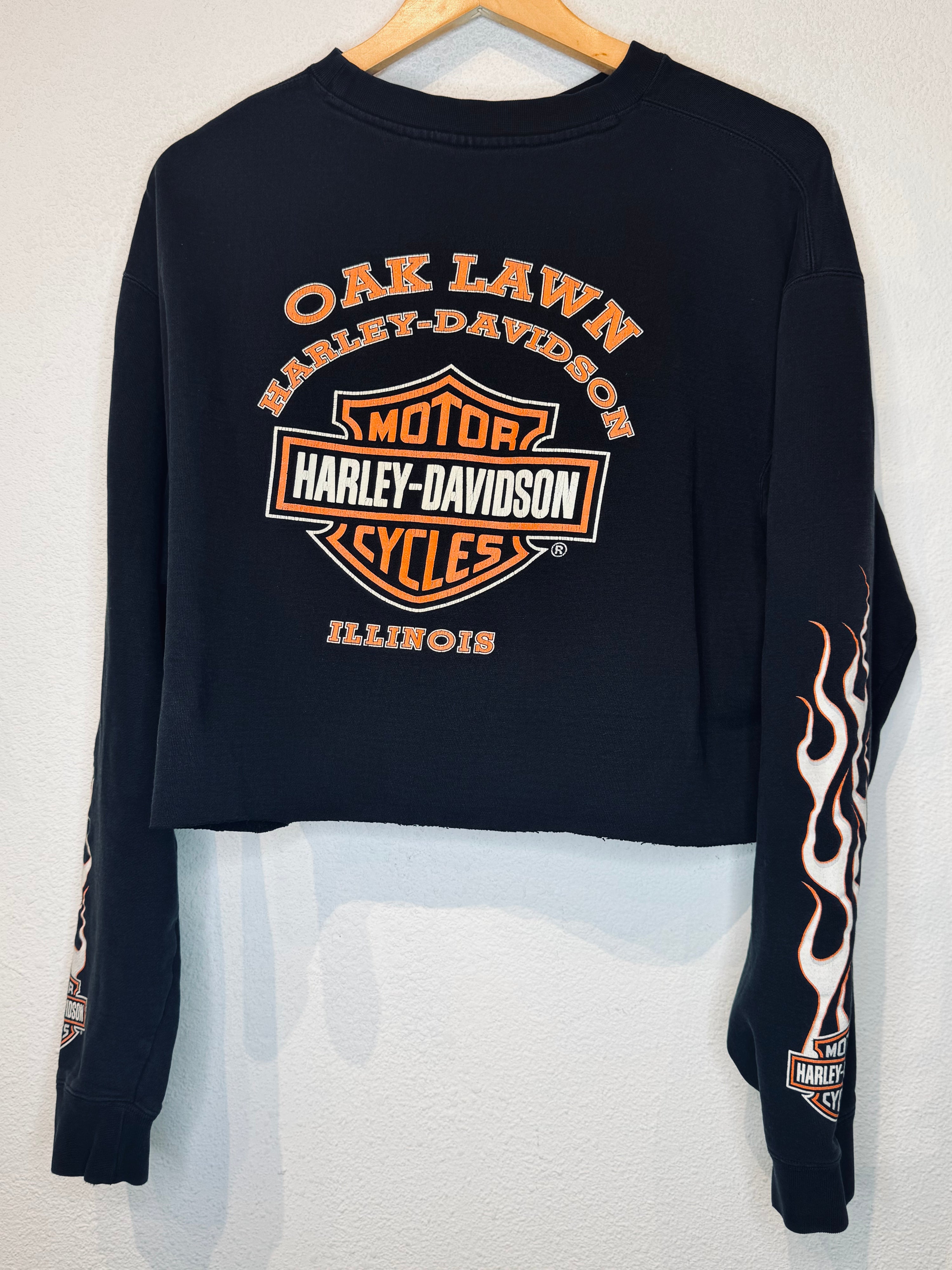 Oak Lawn Harley Vintage Crop Crewneck