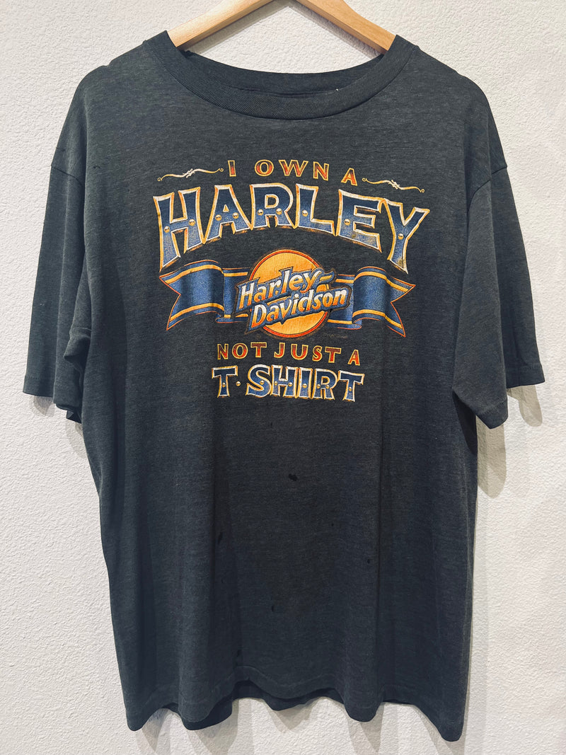 Not Just a T Shirt 3D Emblem Harley Vintage Tee