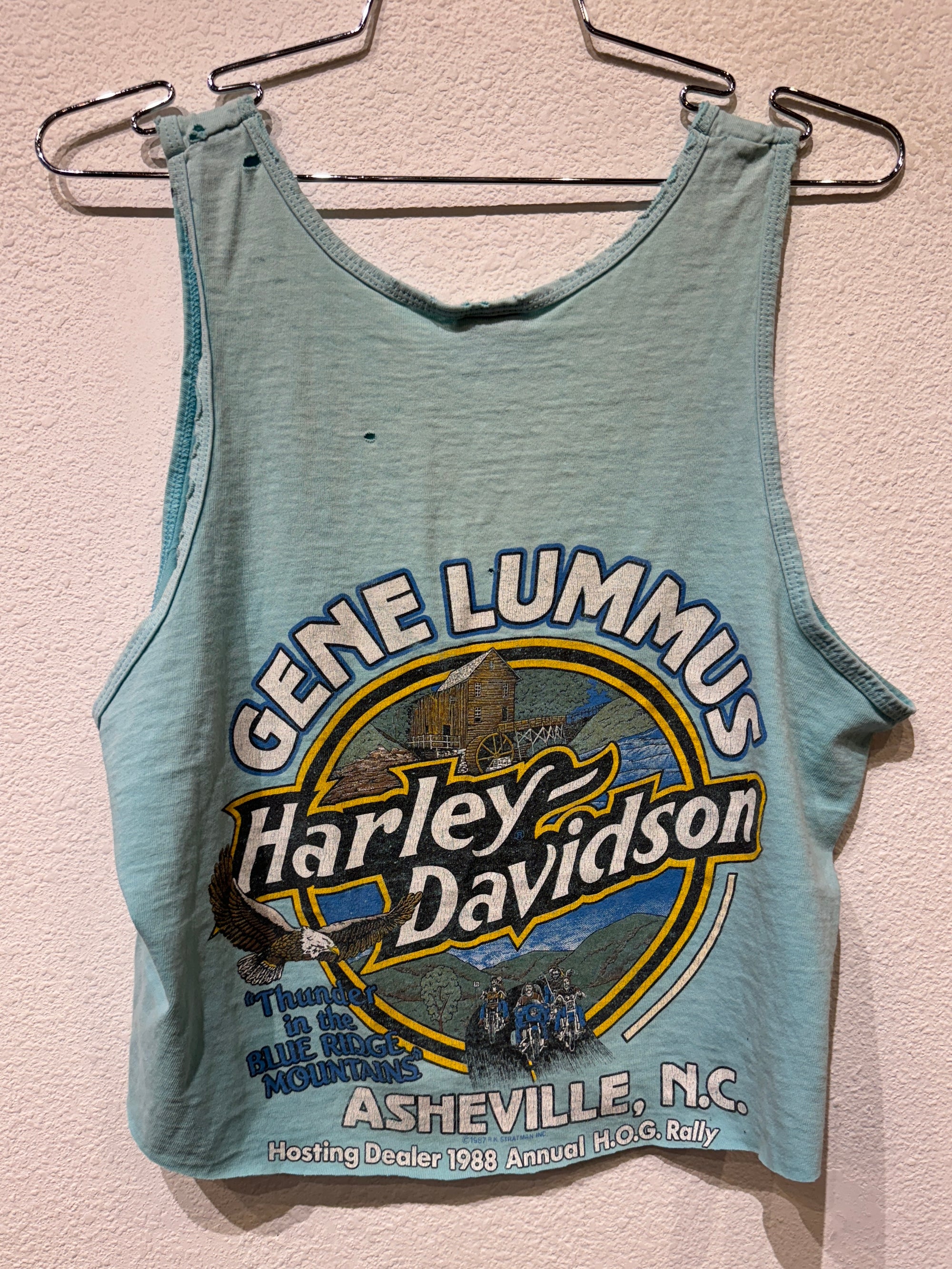 Asheville Harley Vintage Crop Tank