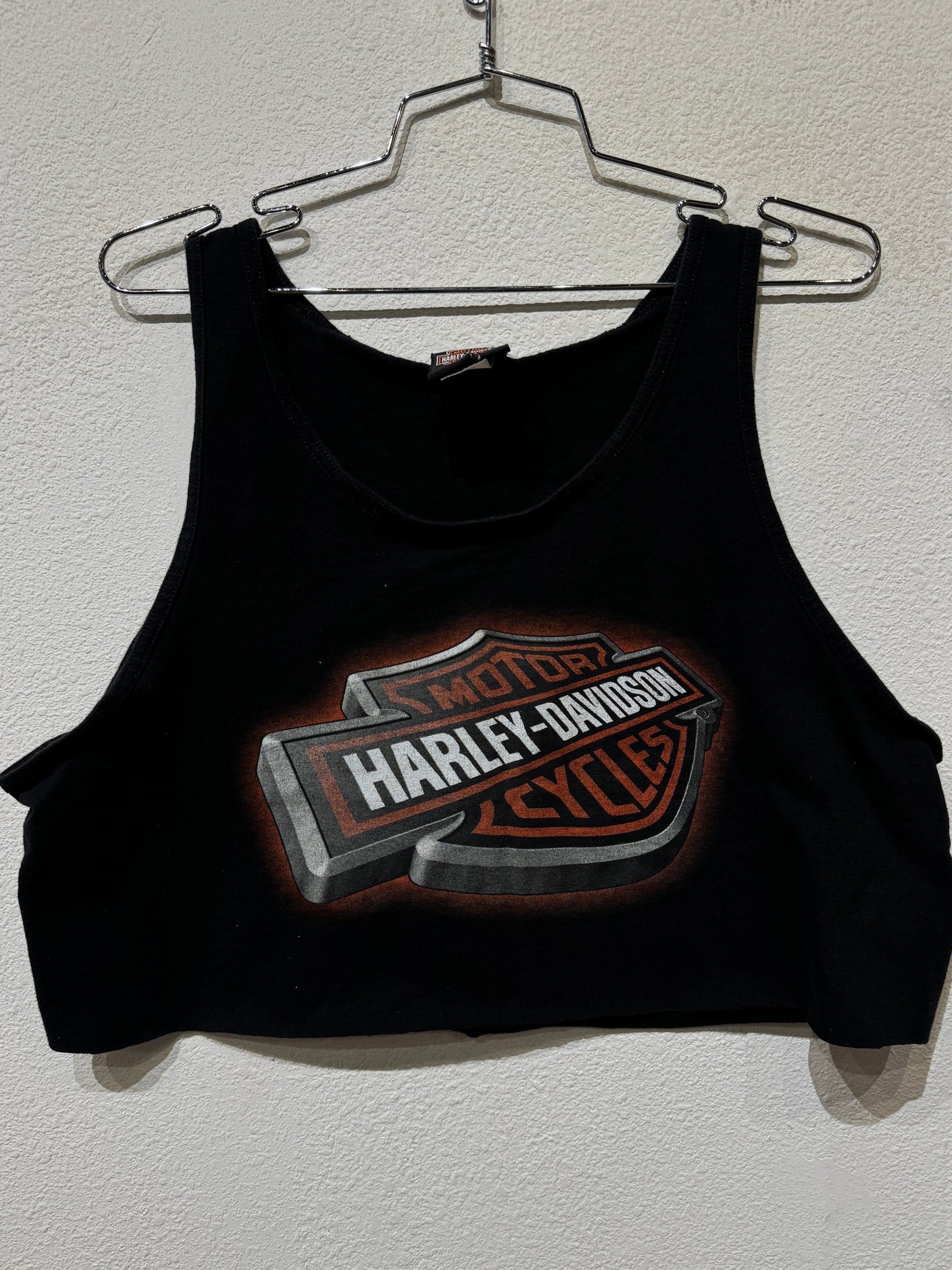 Bar and Shield Harley Vintage Crop Tank