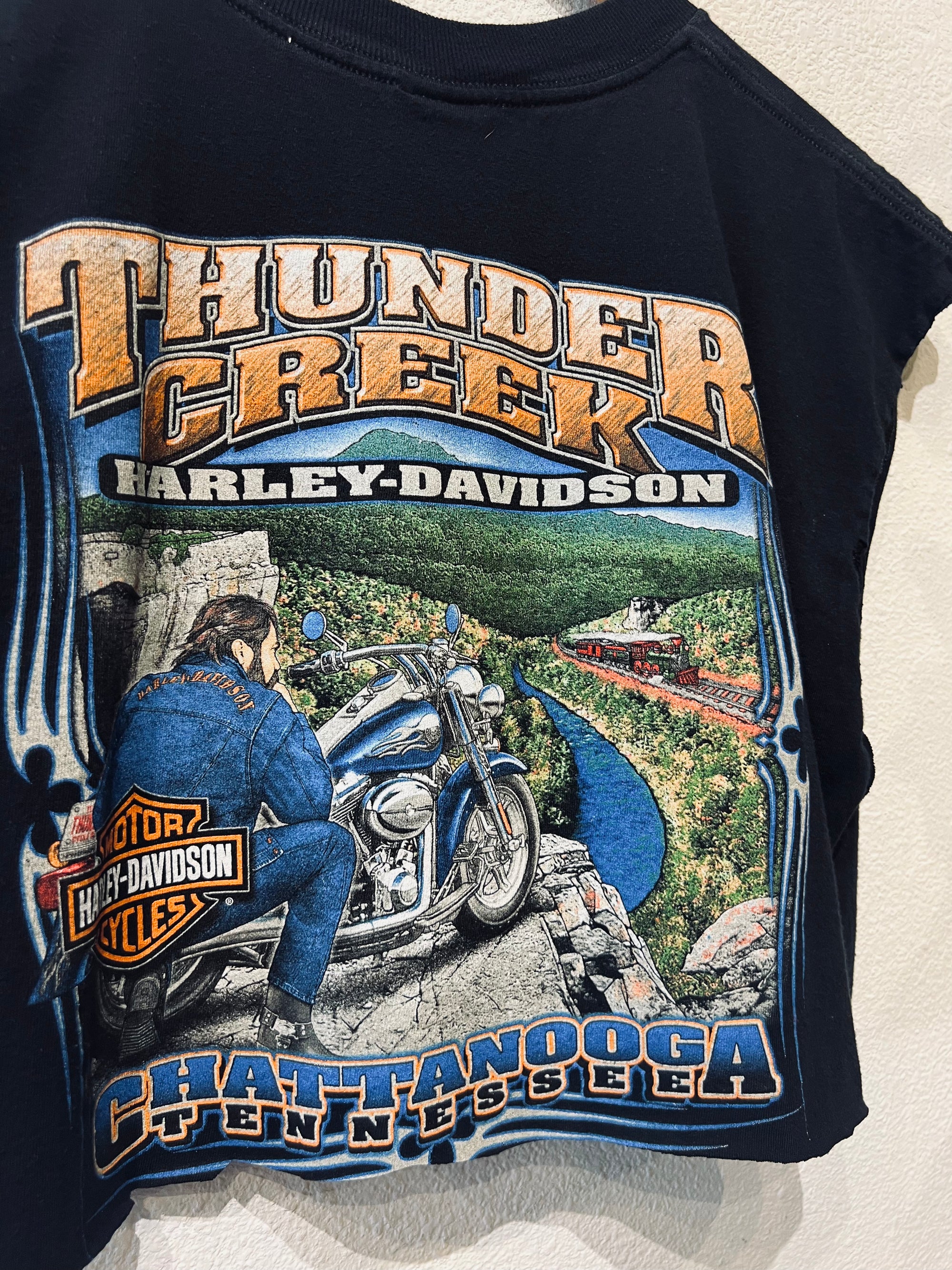 Thunder Creek Harley Vintage Crop Tank