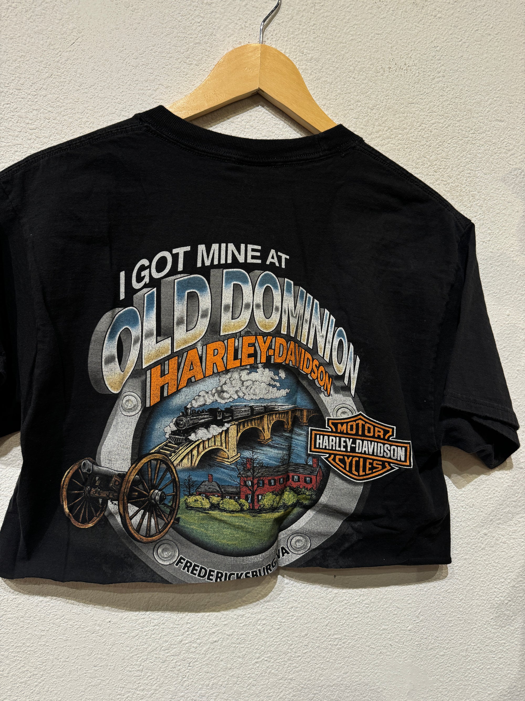 Fredericksburg Harley Vintage Crop Tee