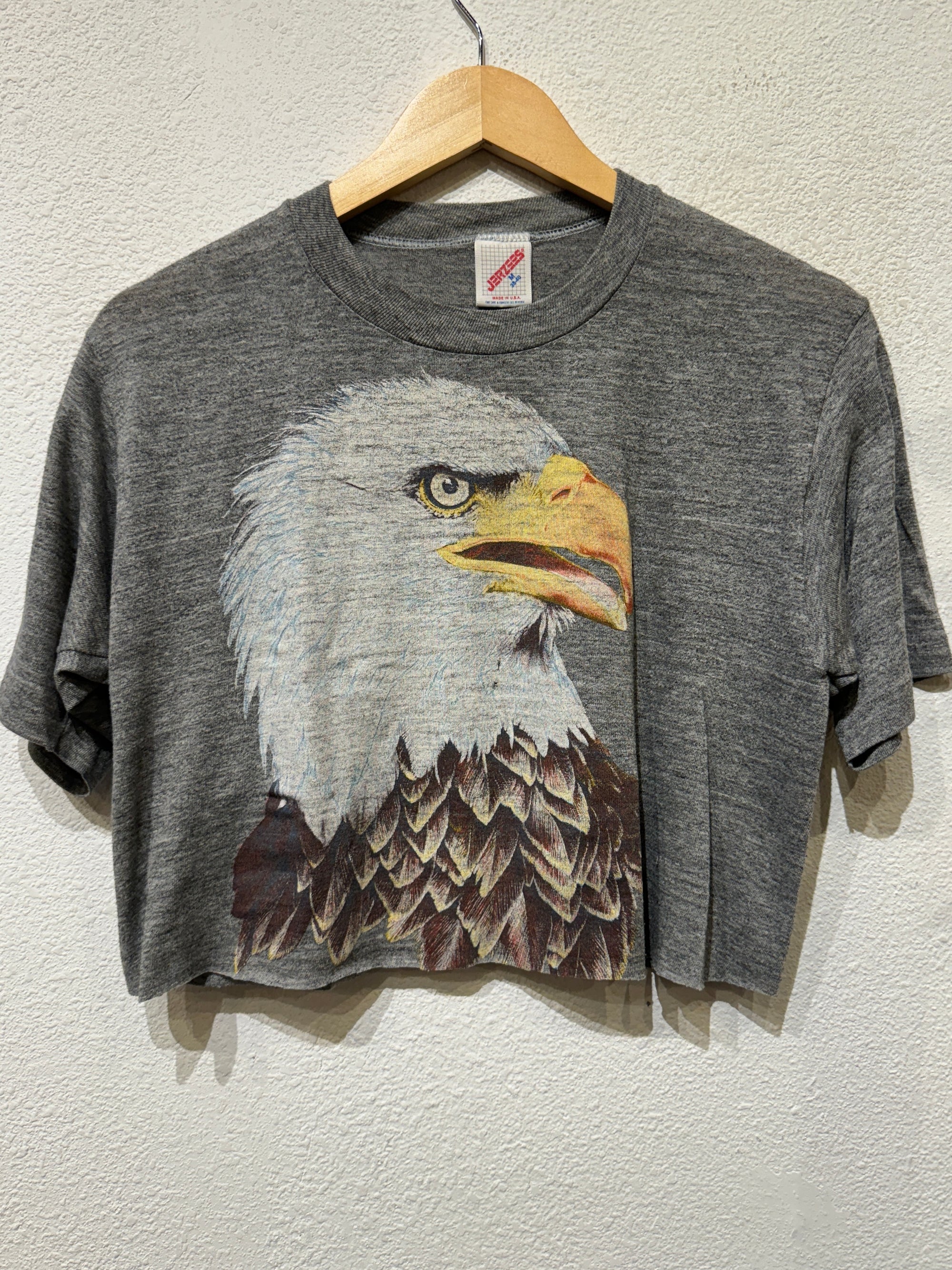 Eagle Face Vintage Crop Tee