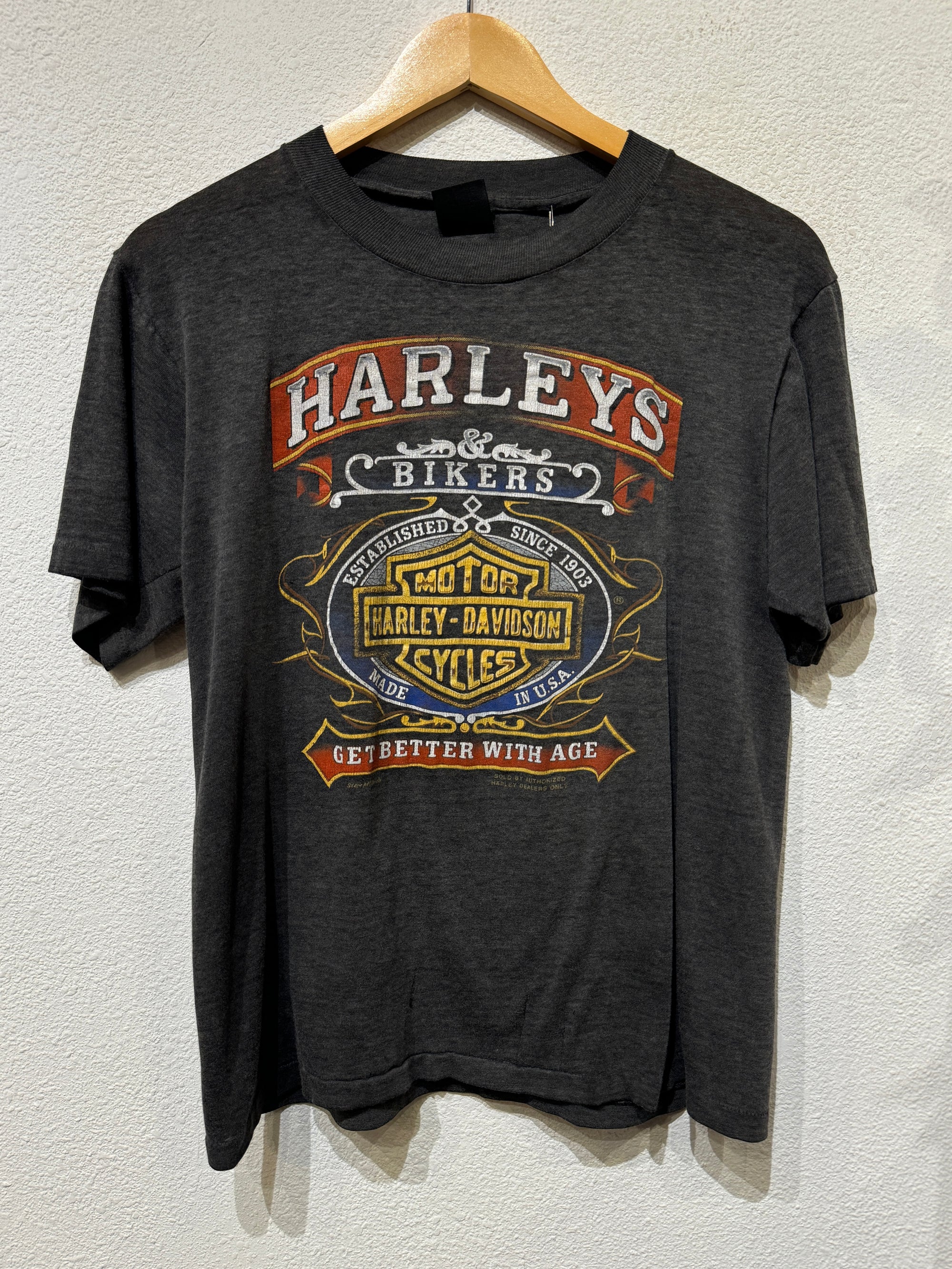 RARE Harleys Better With Age Vintage Tee