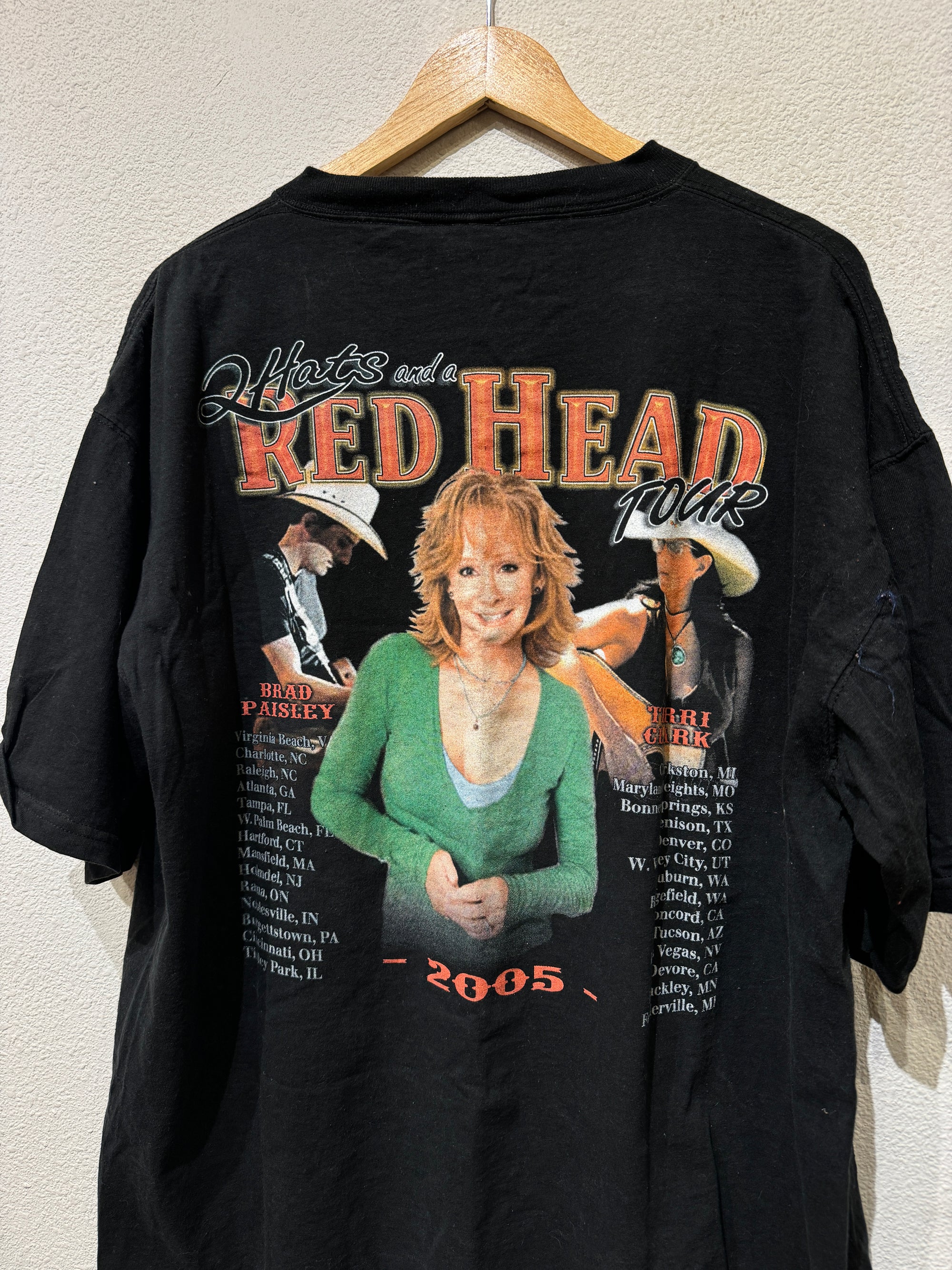 Reba Red Head Tour Vintage Tee