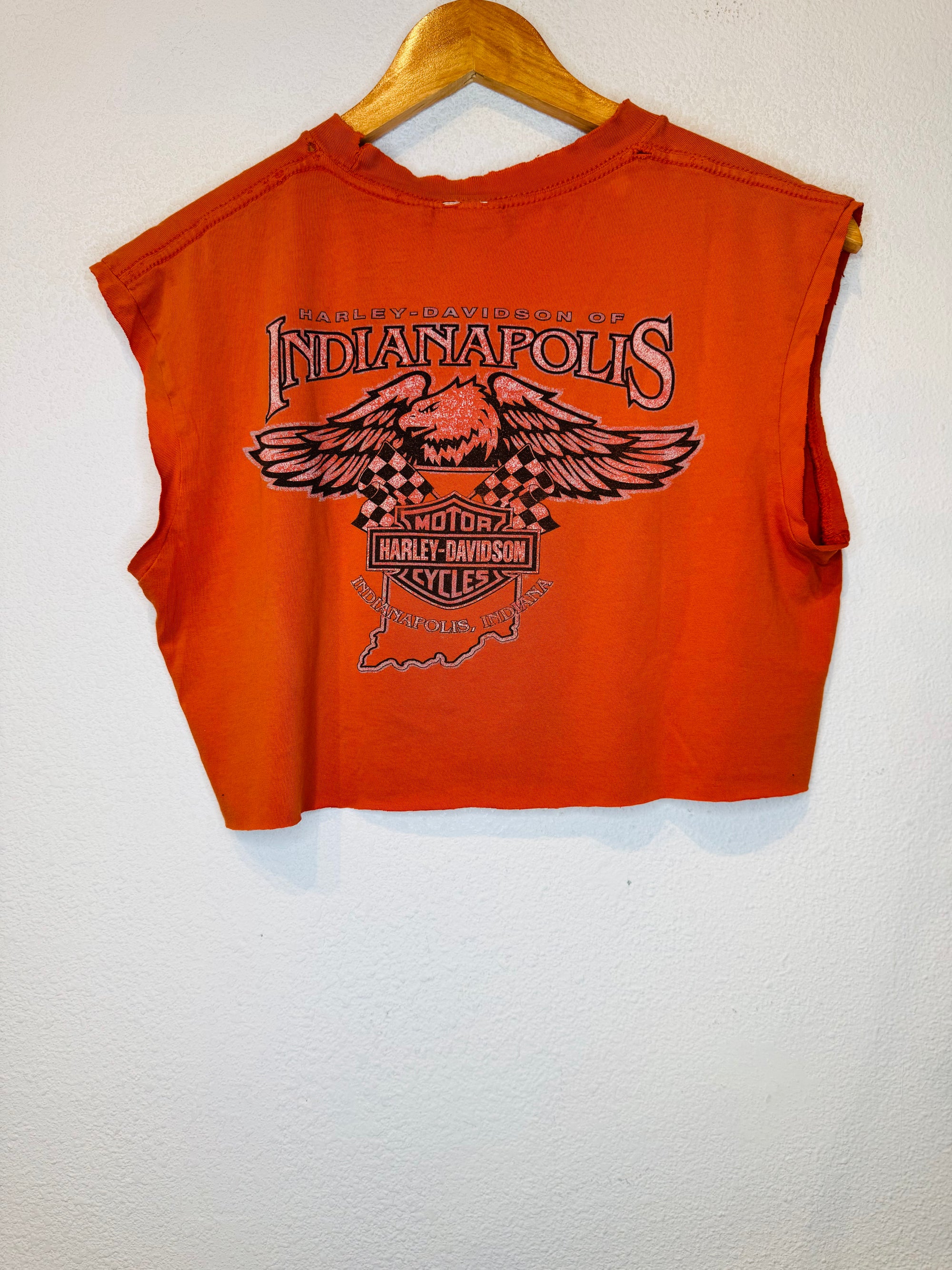 Indianapolis Harley Vintage Crop Tank