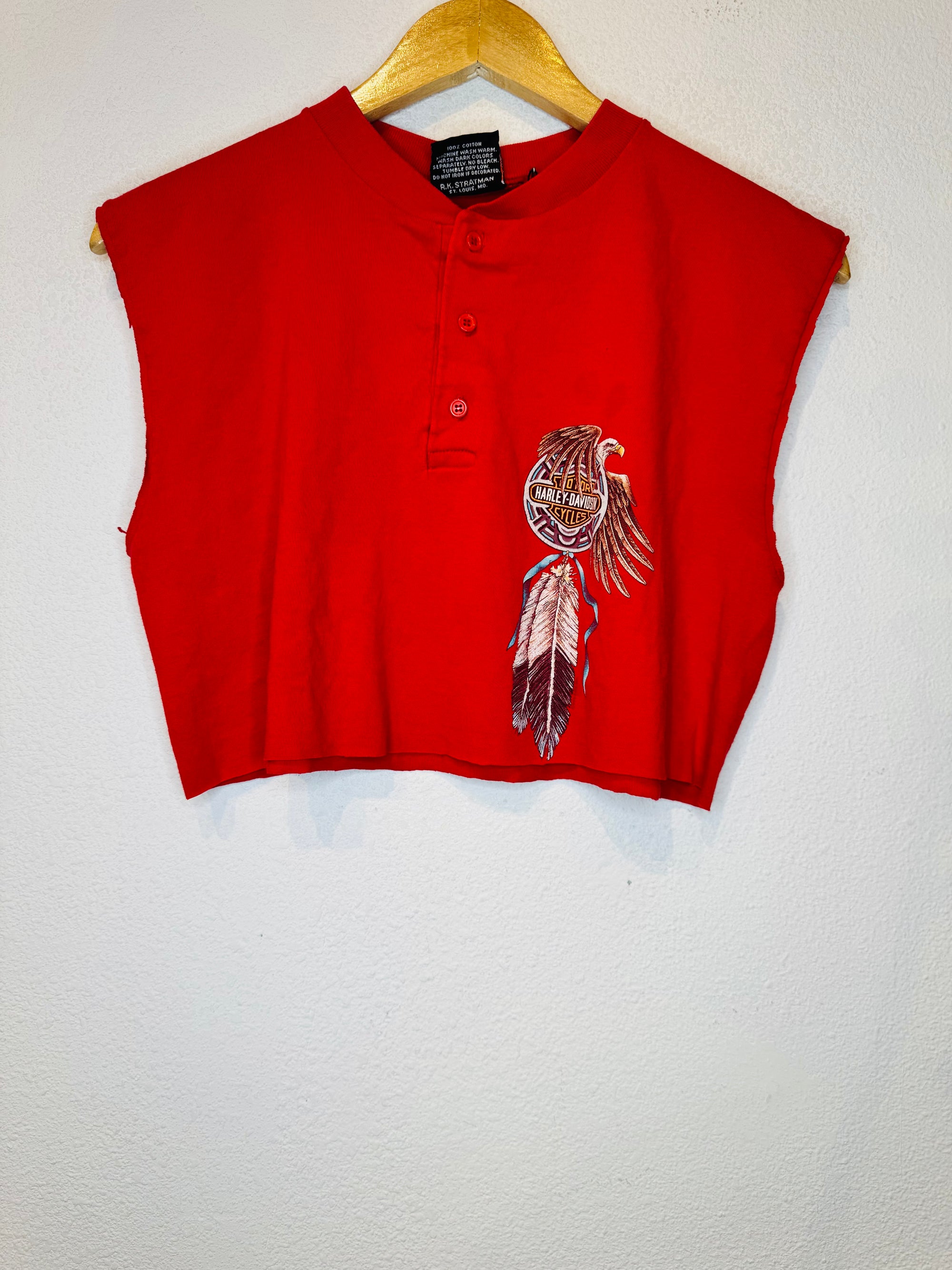 Sacremento Harley Vintage Crop Tank