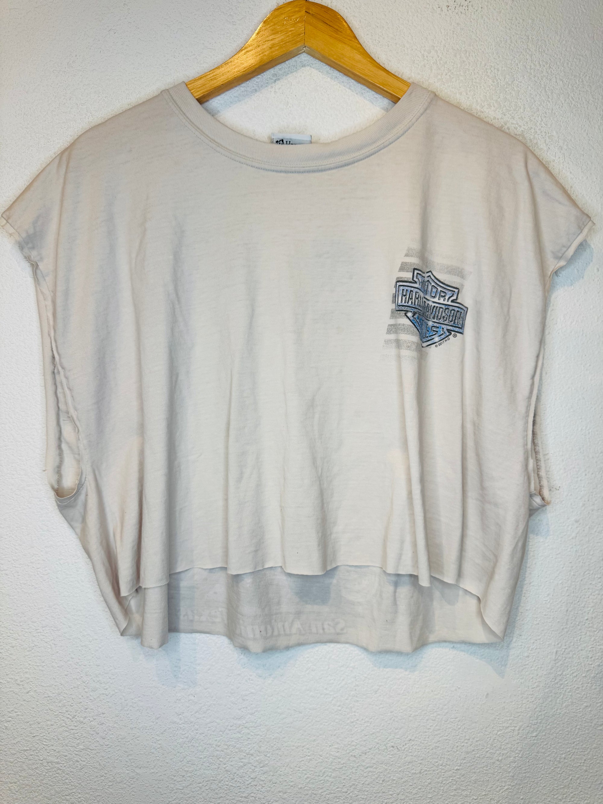 Cowboys Harley Vintage Crop Tank