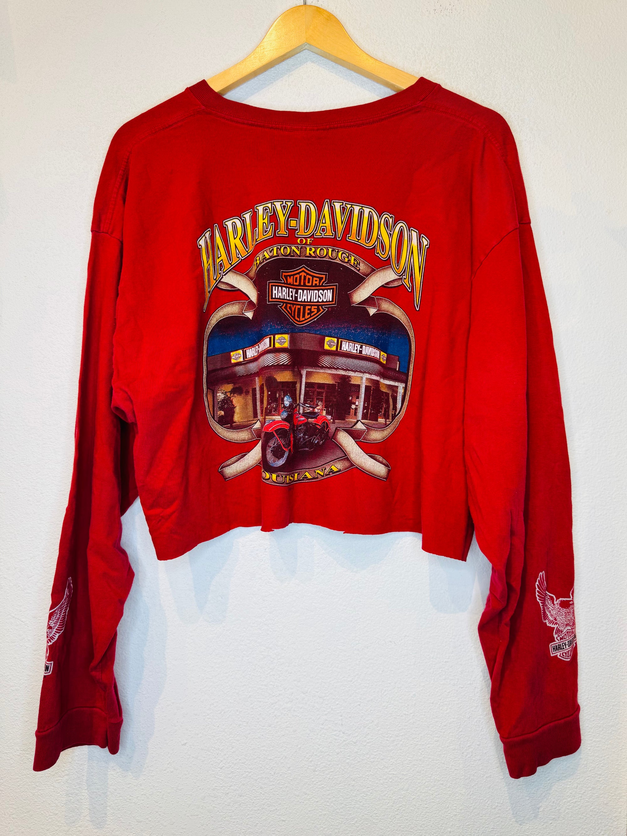 Bonafied Harley Vintage Crop Long Sleeve