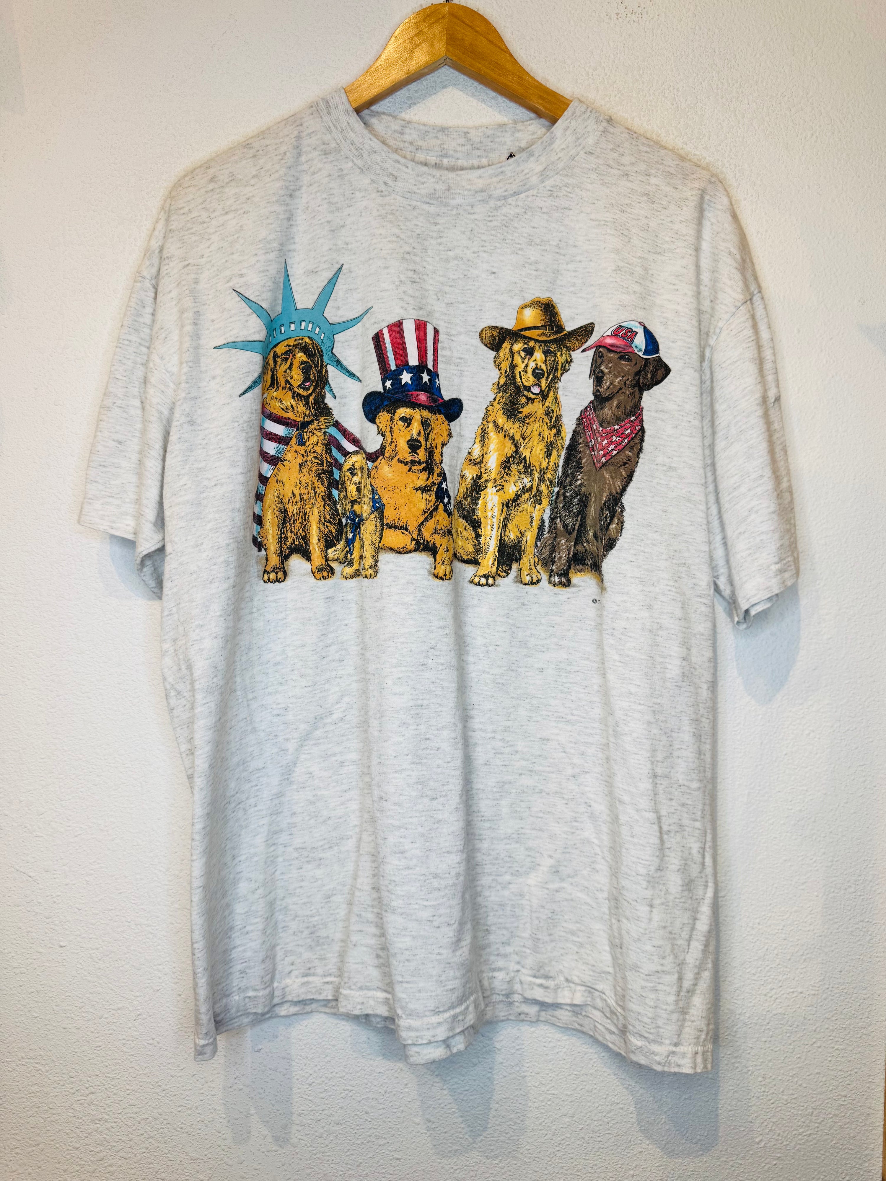 America Dogs Vintage Tee