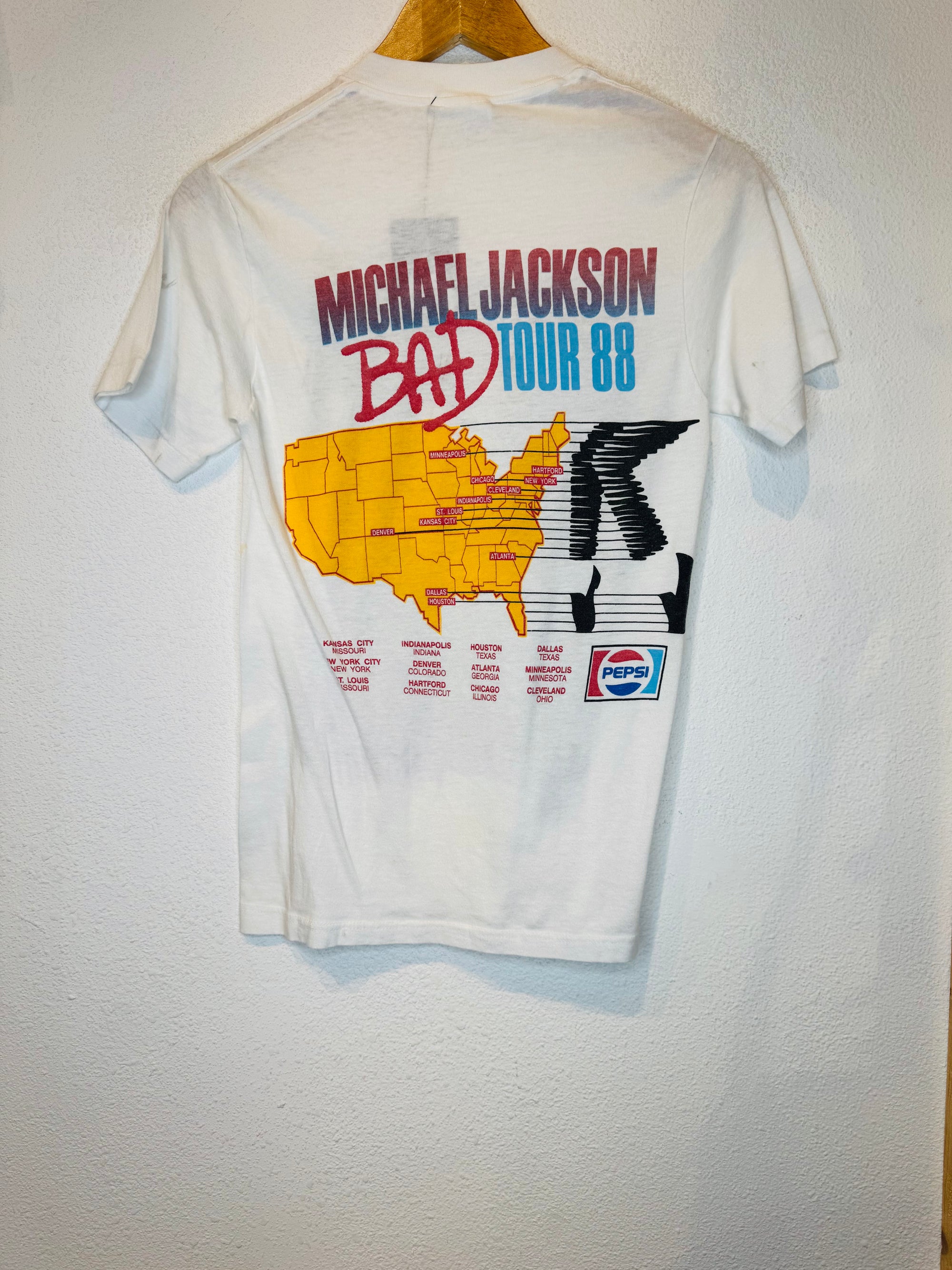 Michael Jackson Bad '88 Vintage Tee