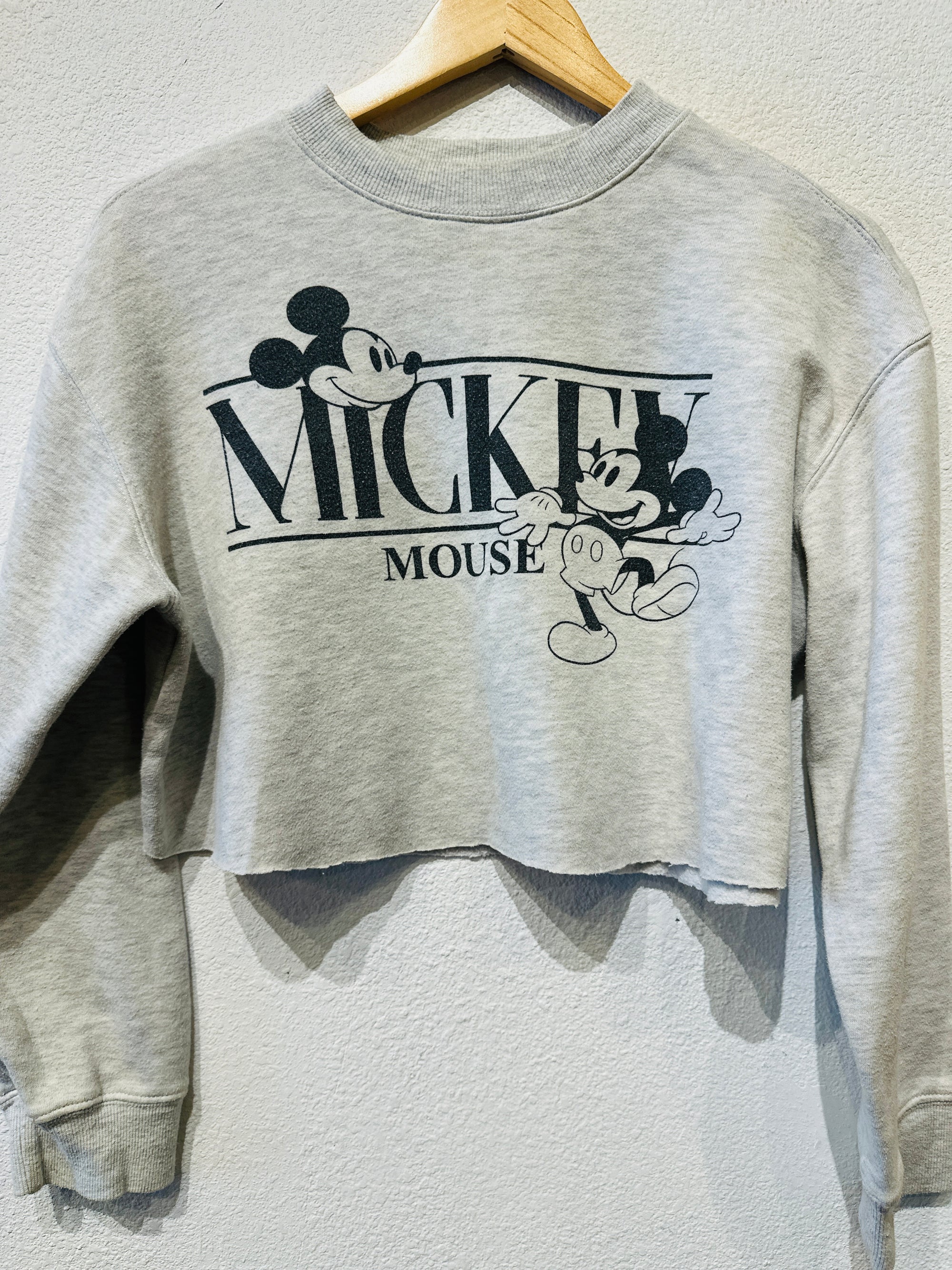 Mickey Vintage Crop Crewneck