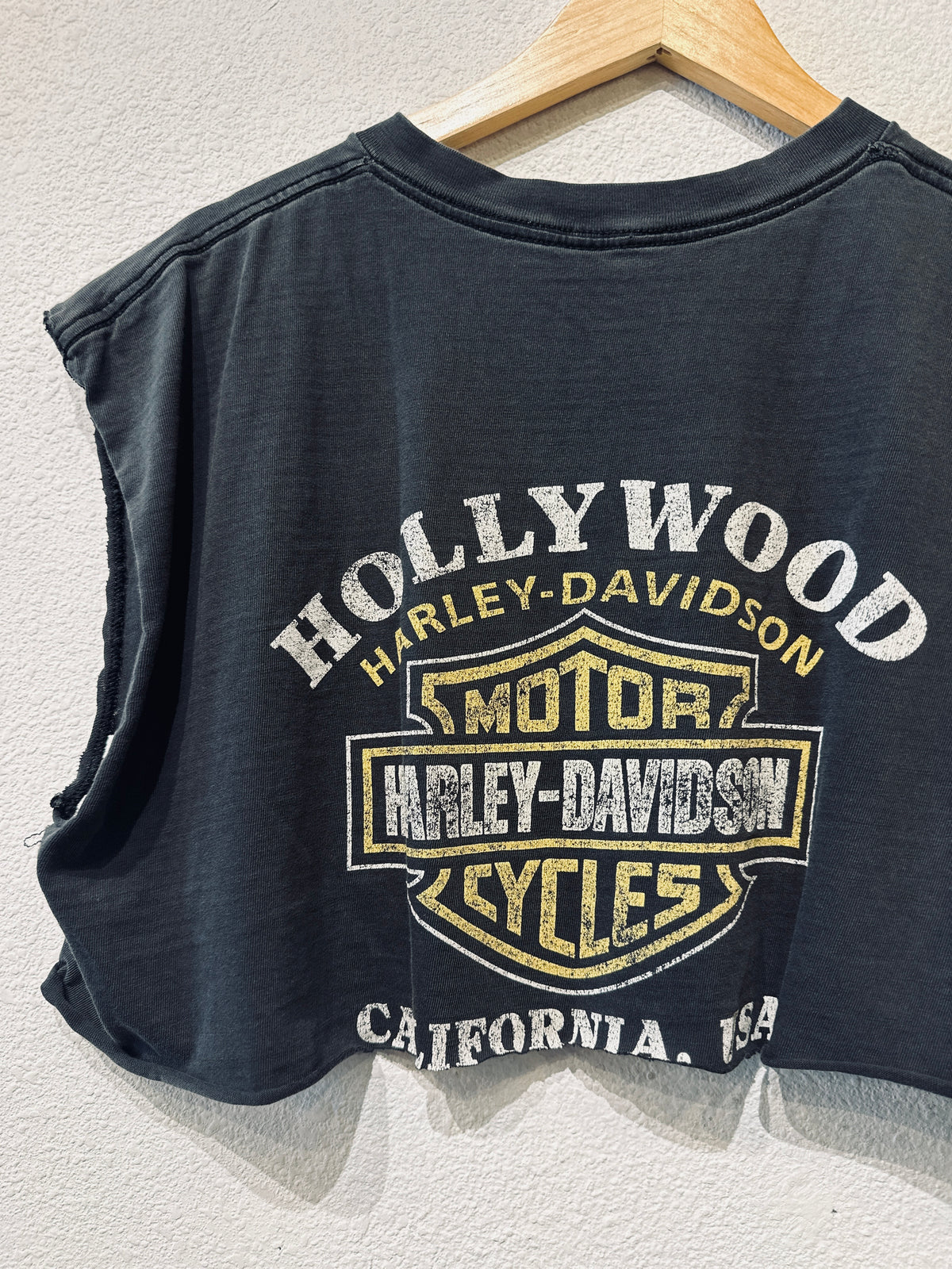 Hollywood Harley Vintage Crop Tank