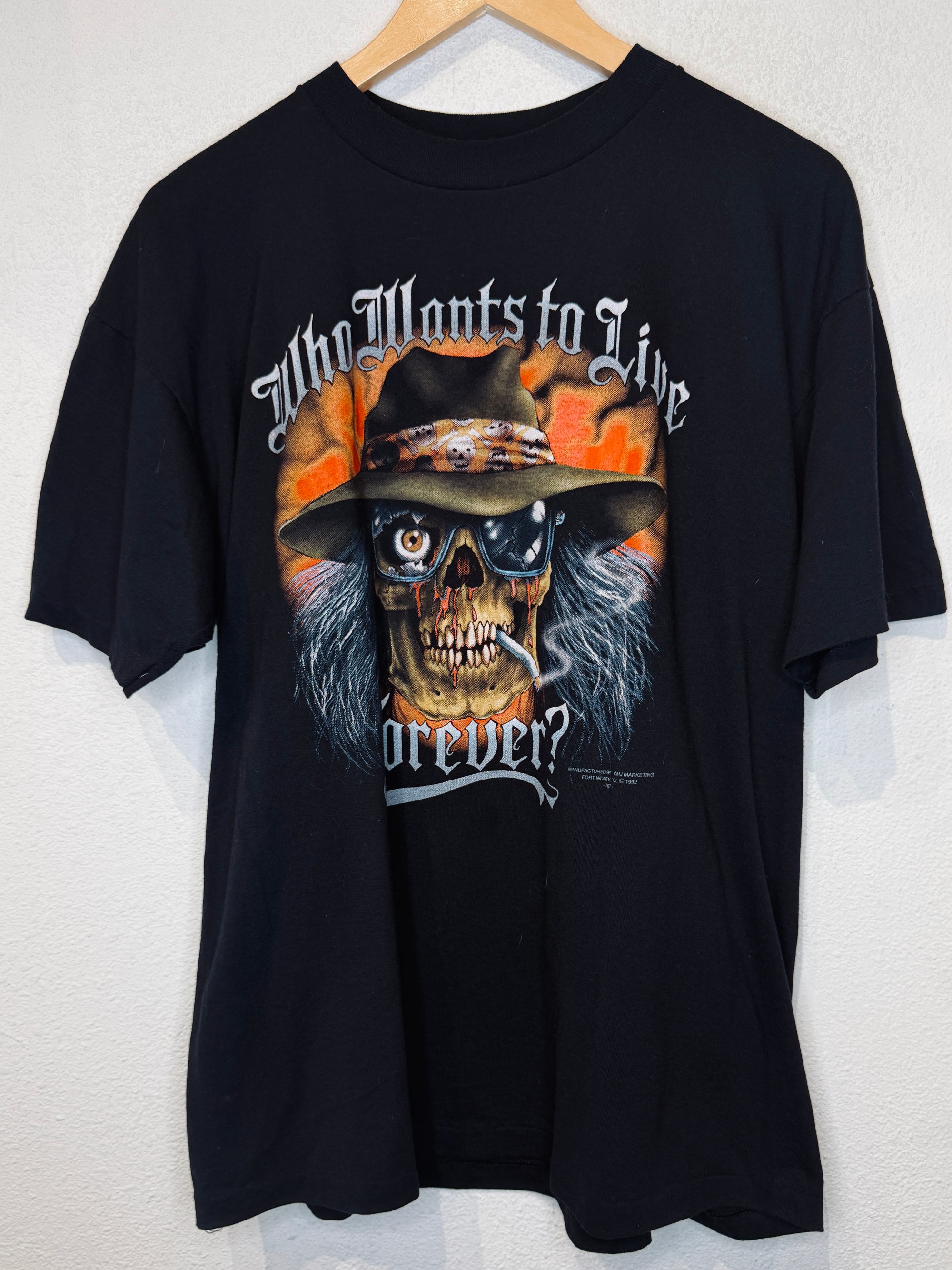 Live Forever 3D Emblem '92 Vintage Tee