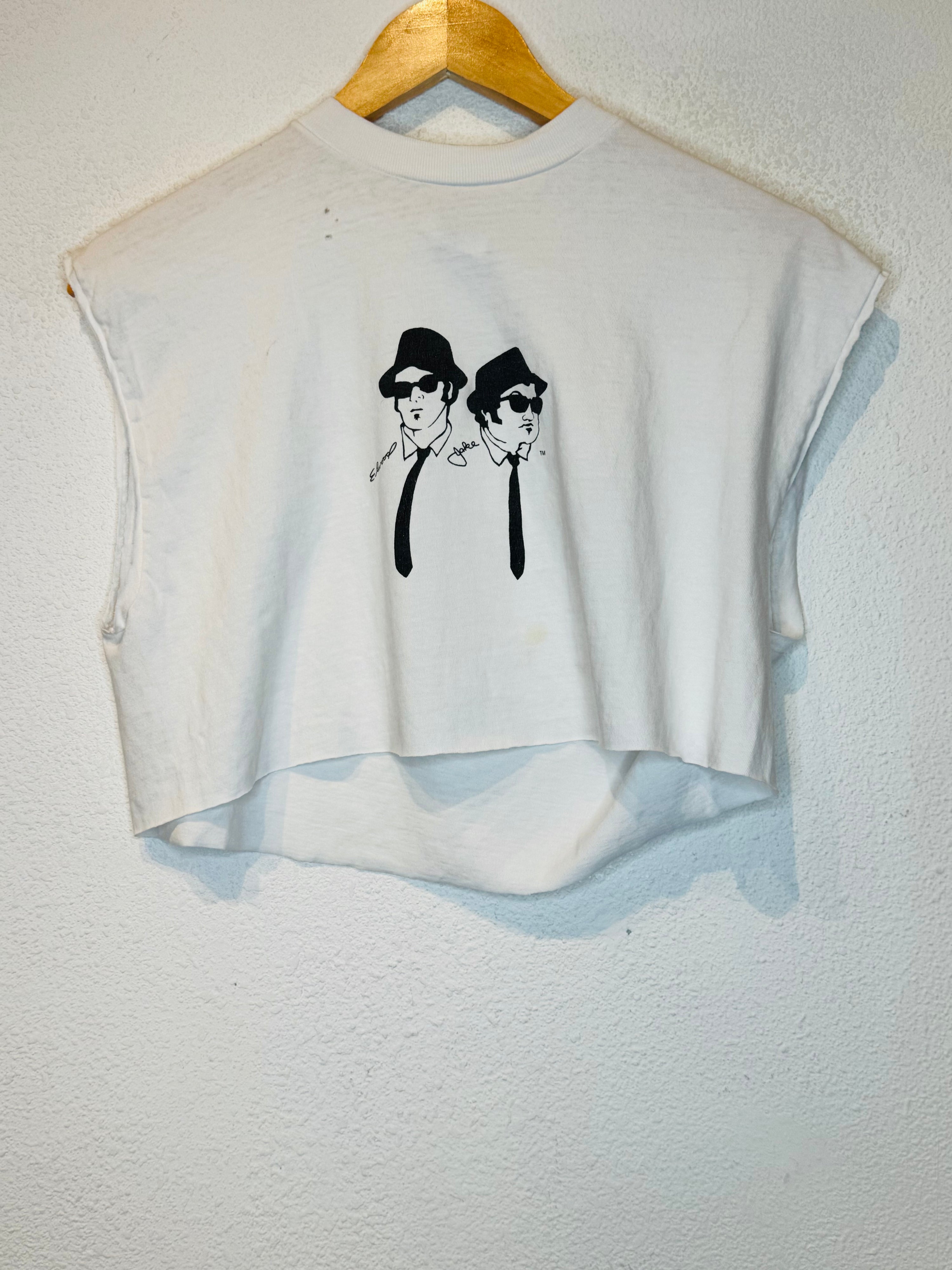 Blues Brothers Vintage Crop Tank