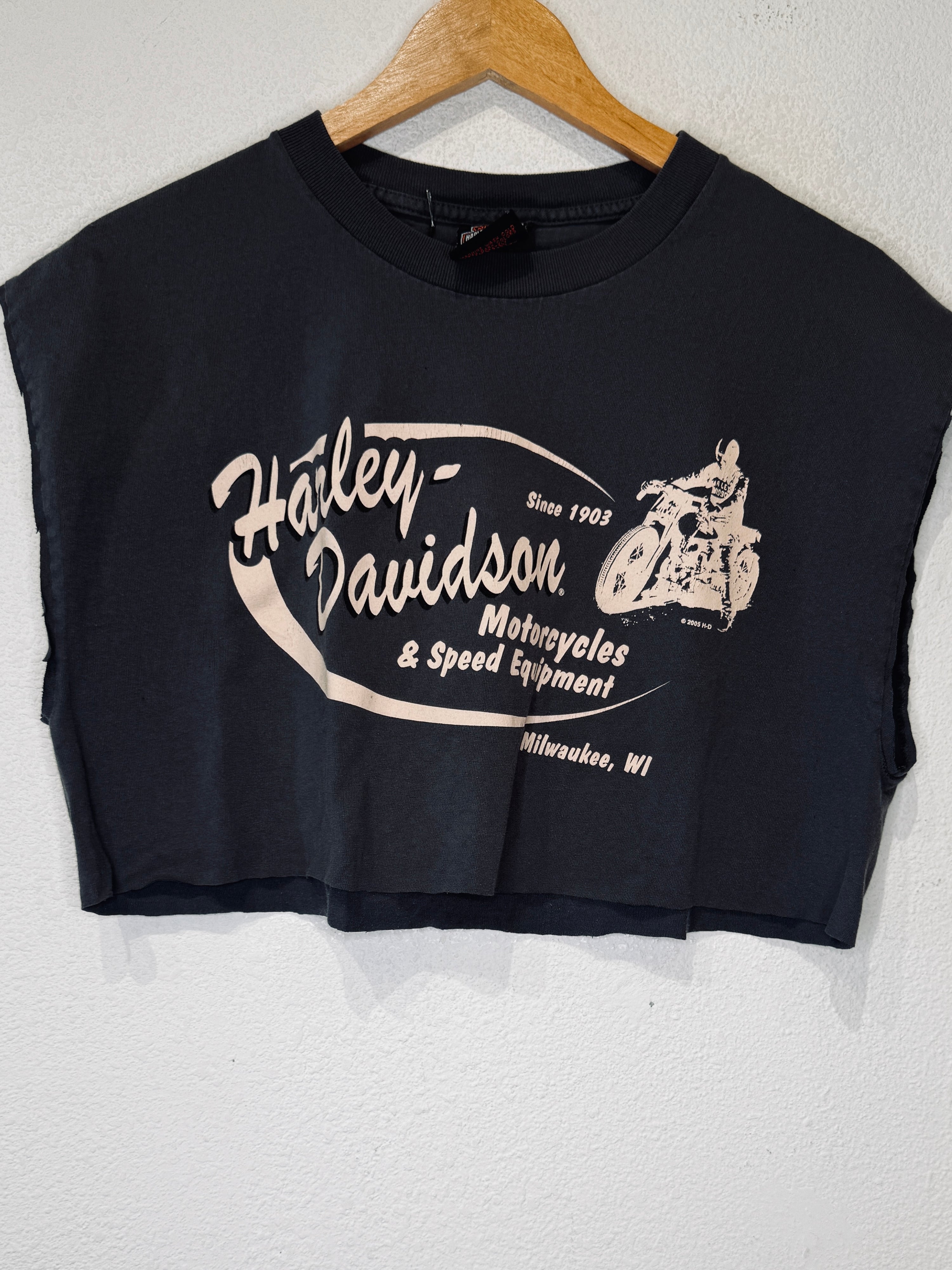 Onalaska Harley Vintage Crop Tank