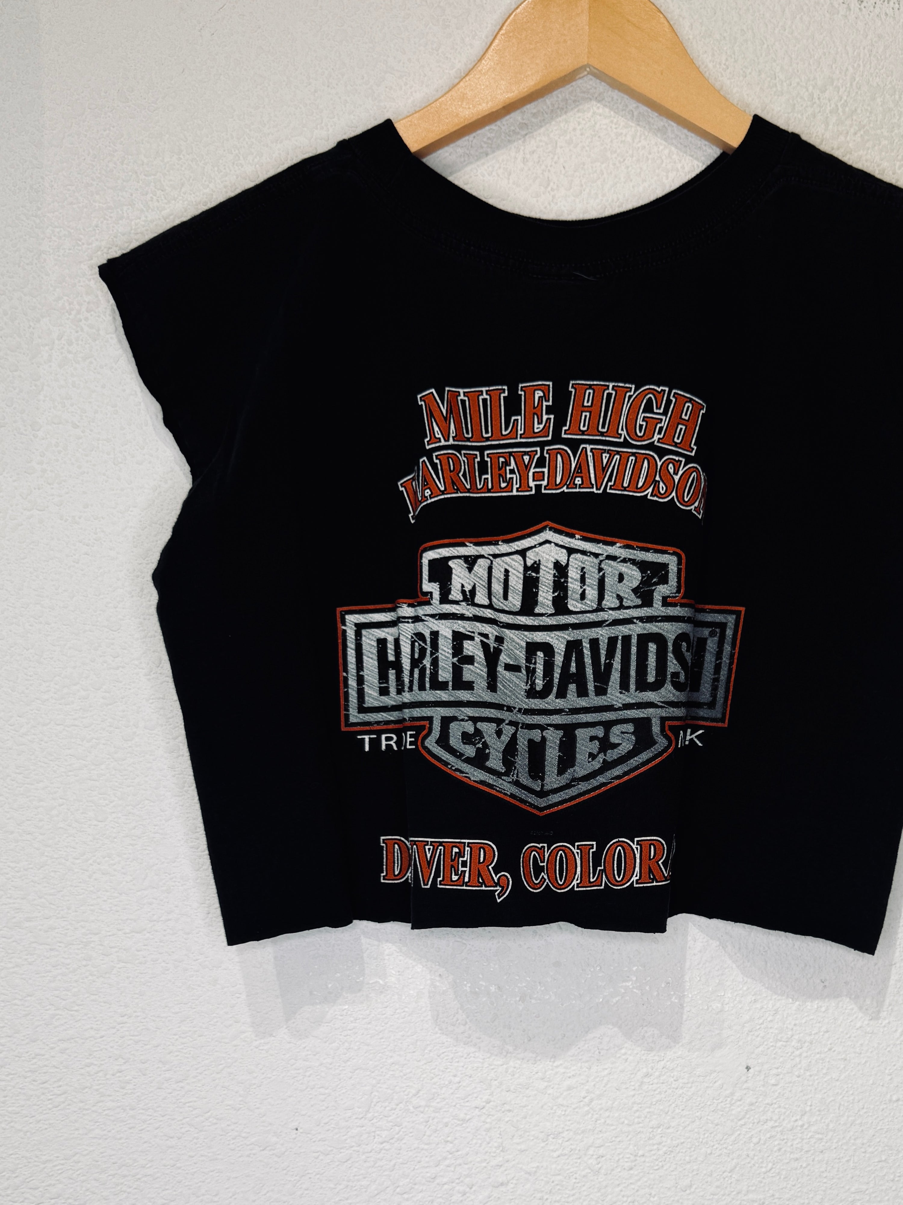 Denver Harley Vintage Crop Tank