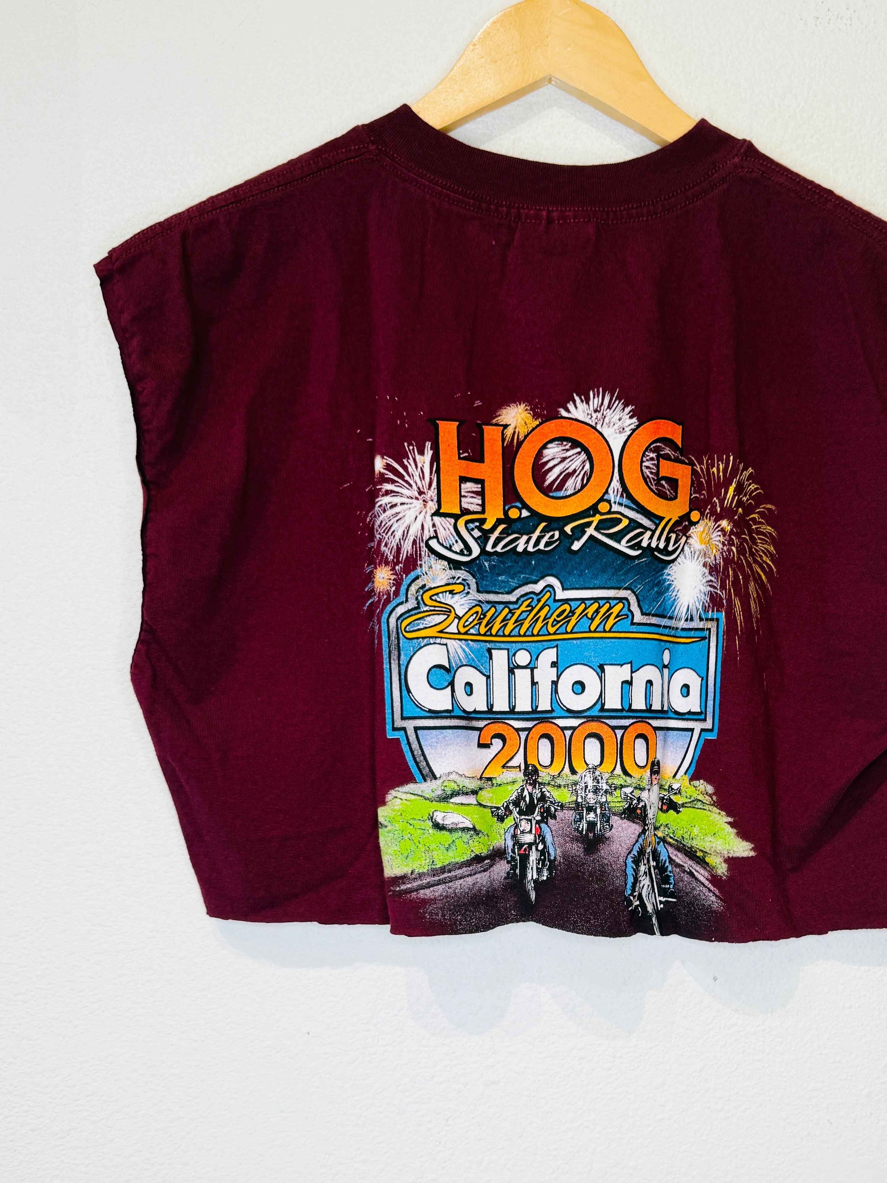 So Cal Harley Vintage Crop Tank - Burnout