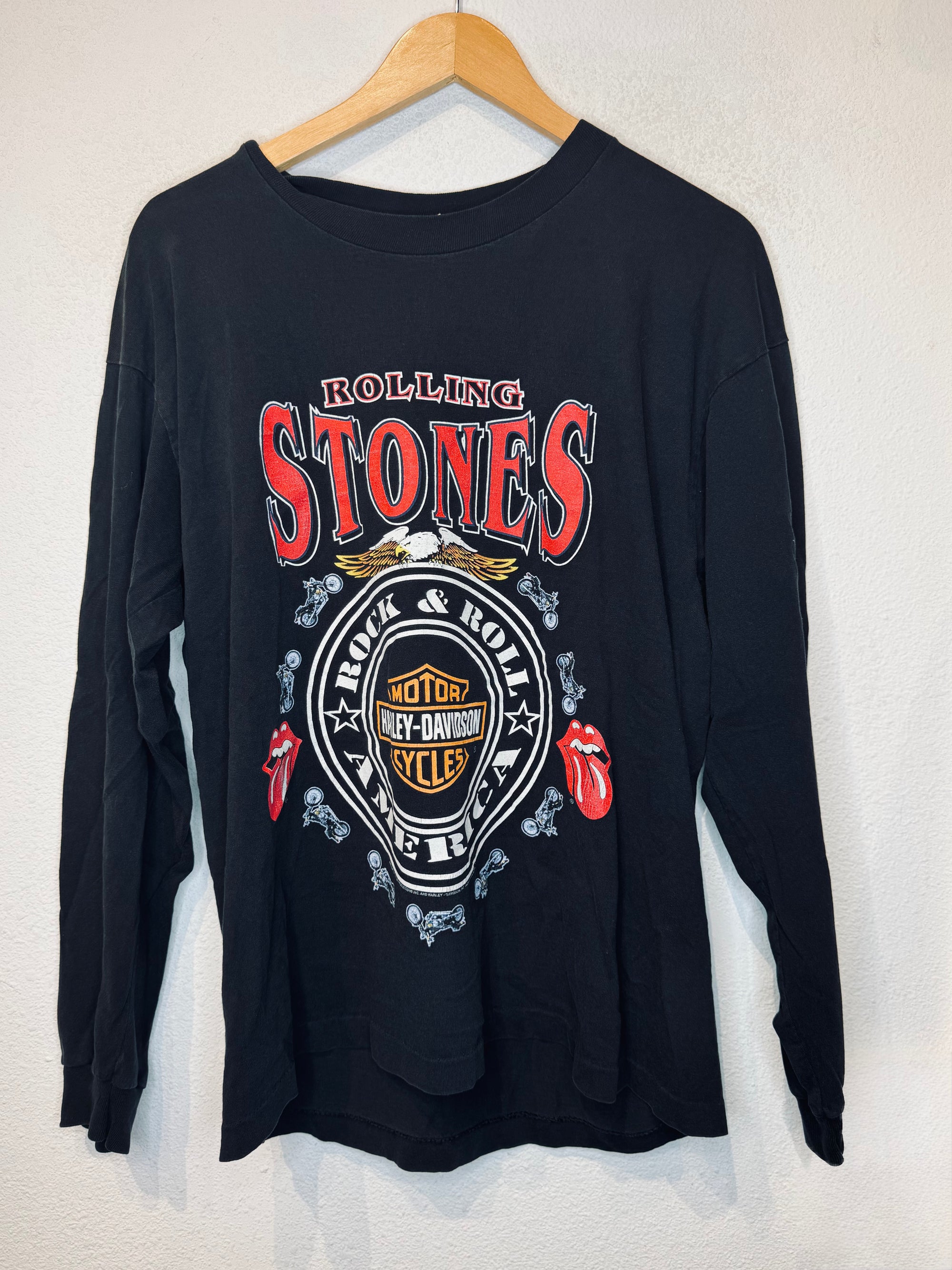 Harley Rolling Stones Vintage Long Sleeve