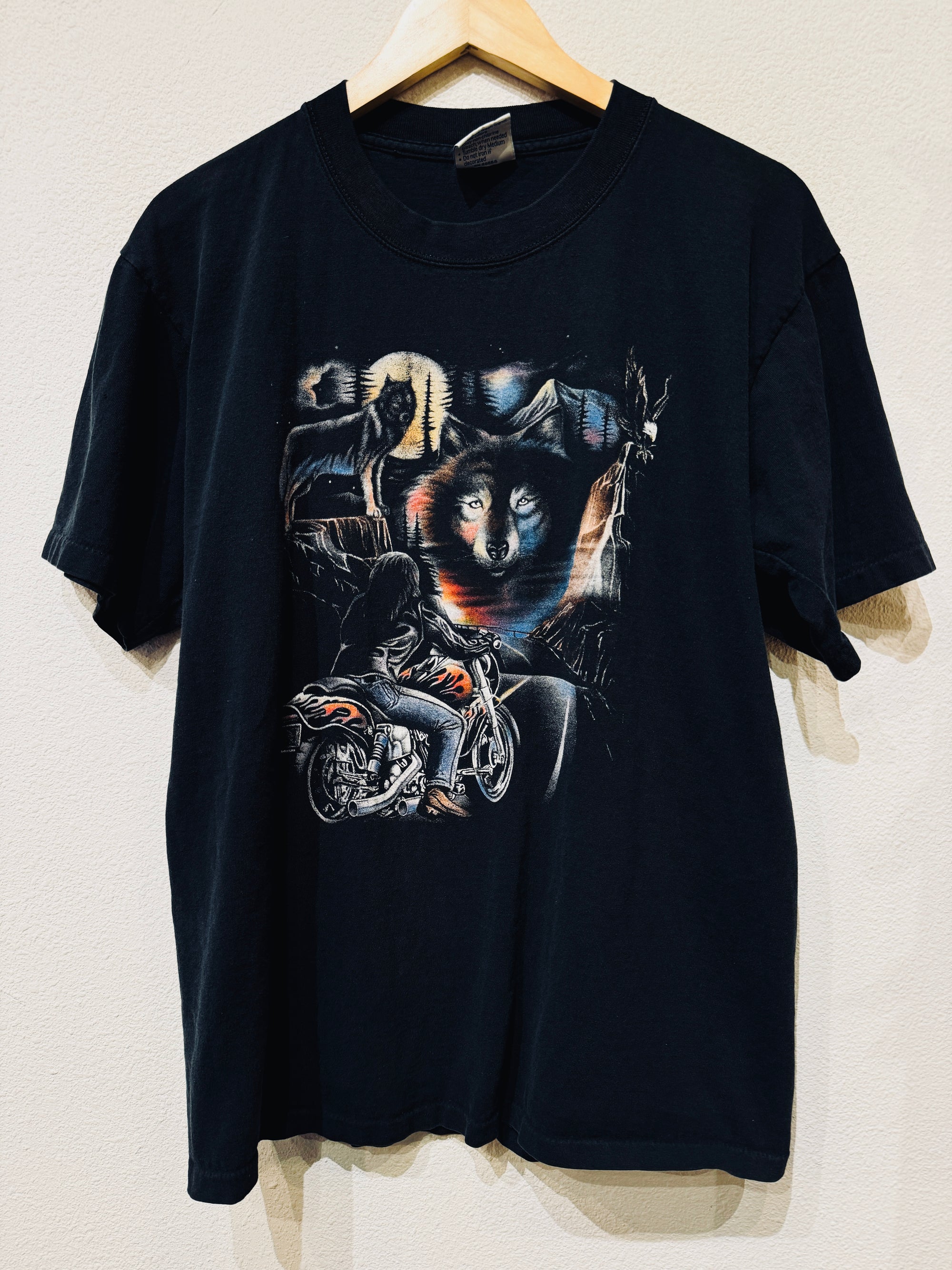 Wolves Motorcycle Vintage Tee