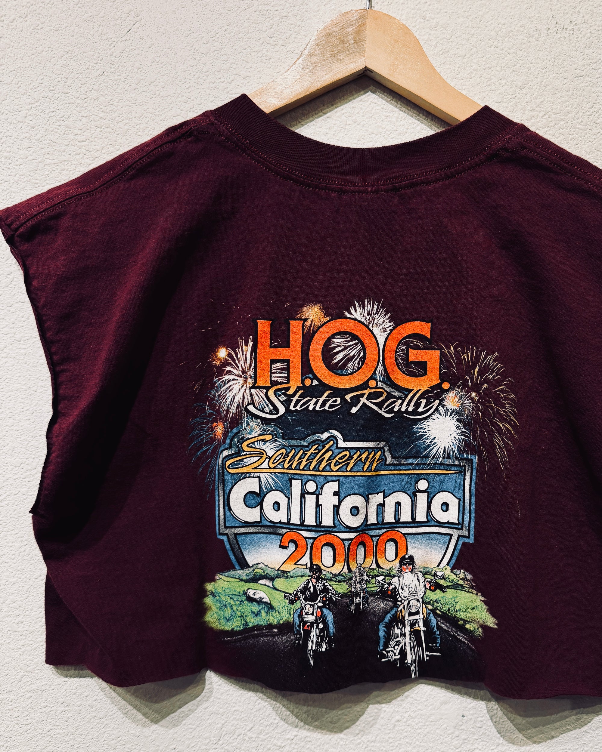 So Cal Harley Owners Vintage Crop Tank