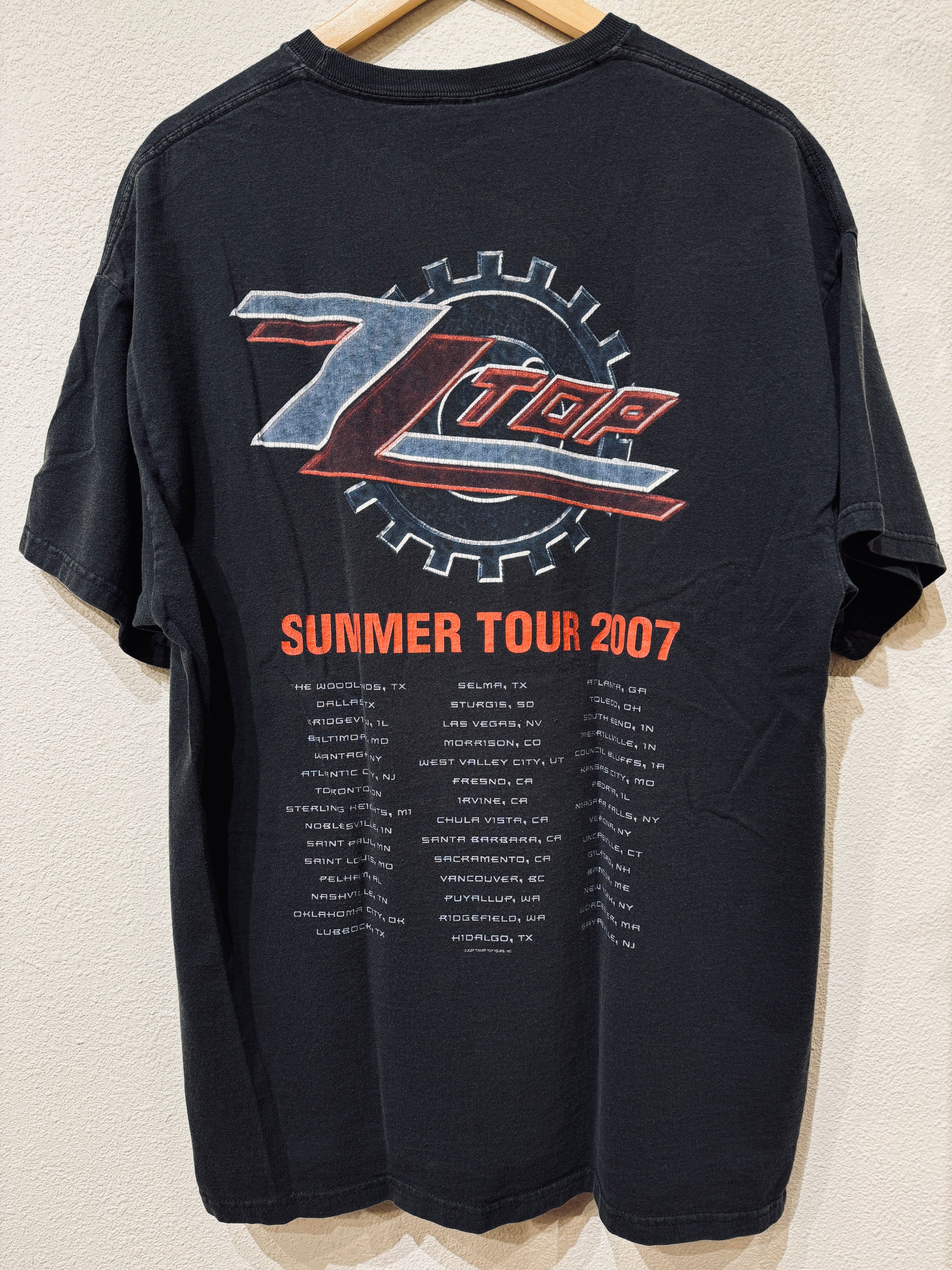 ZZ Top '07 Tour Vintage Tee