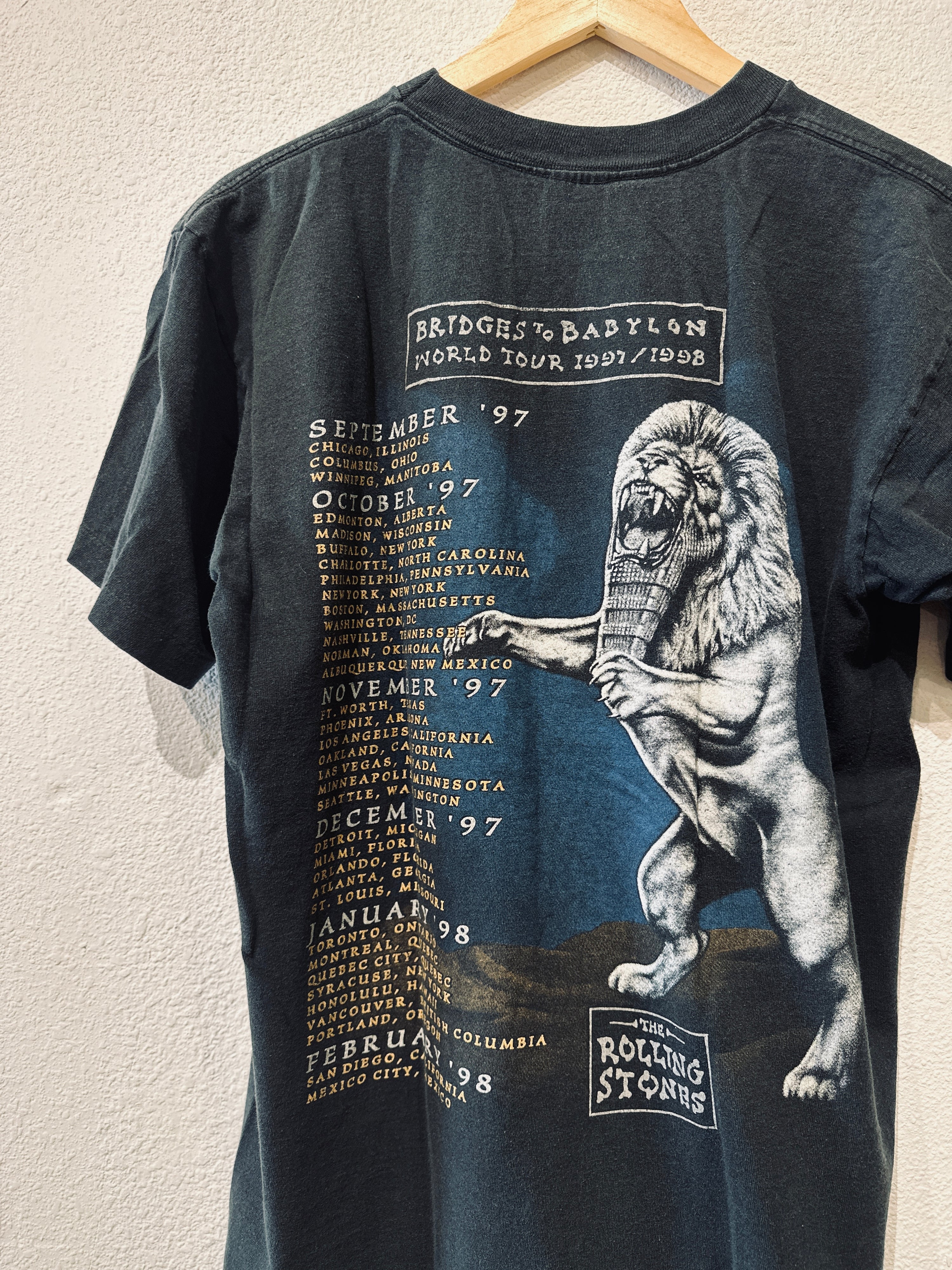 Rolling Stones Bridges to Babylon Vintage Tee