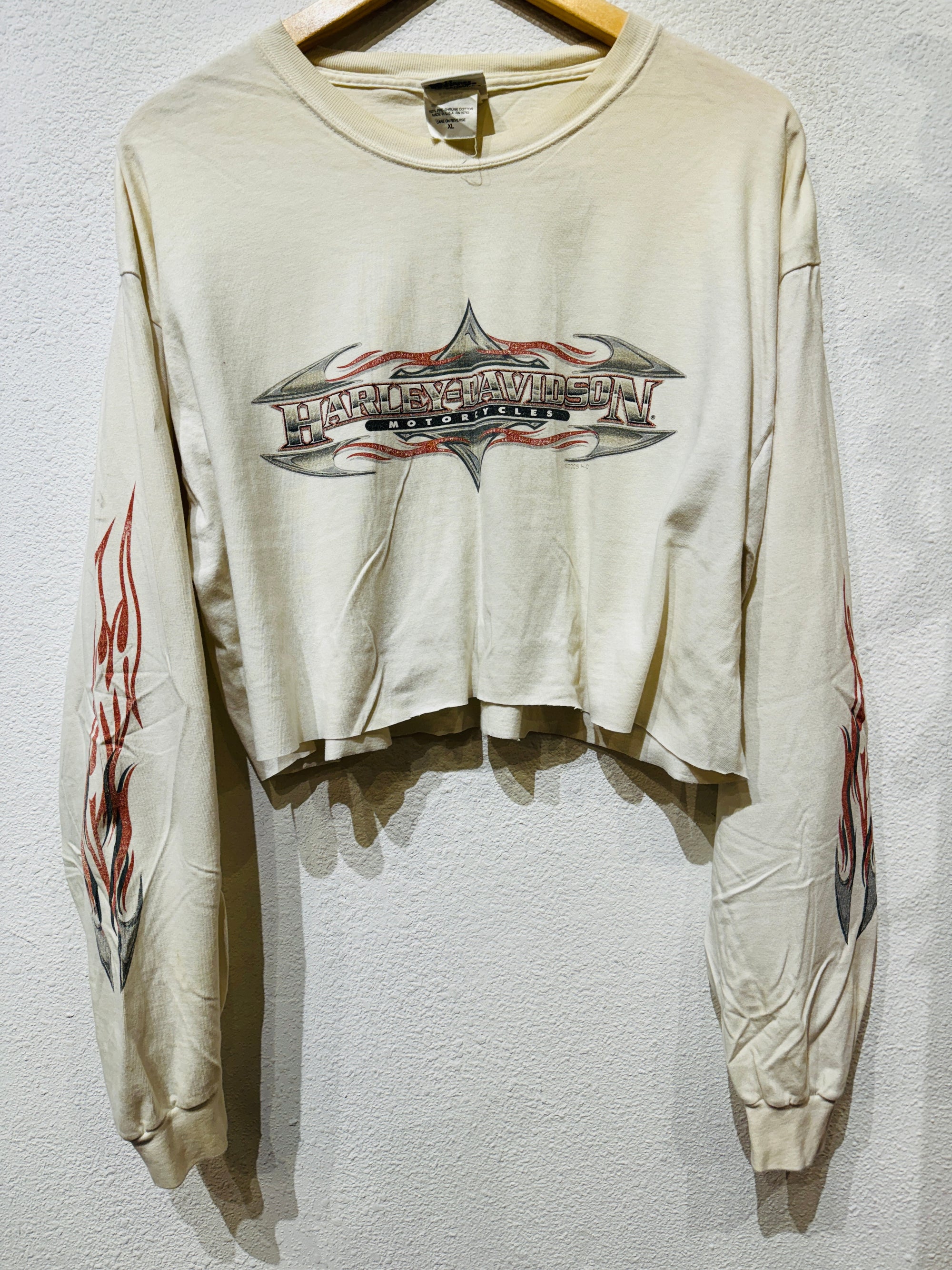 Indiana Harley Crop Vintage Long Sleeve