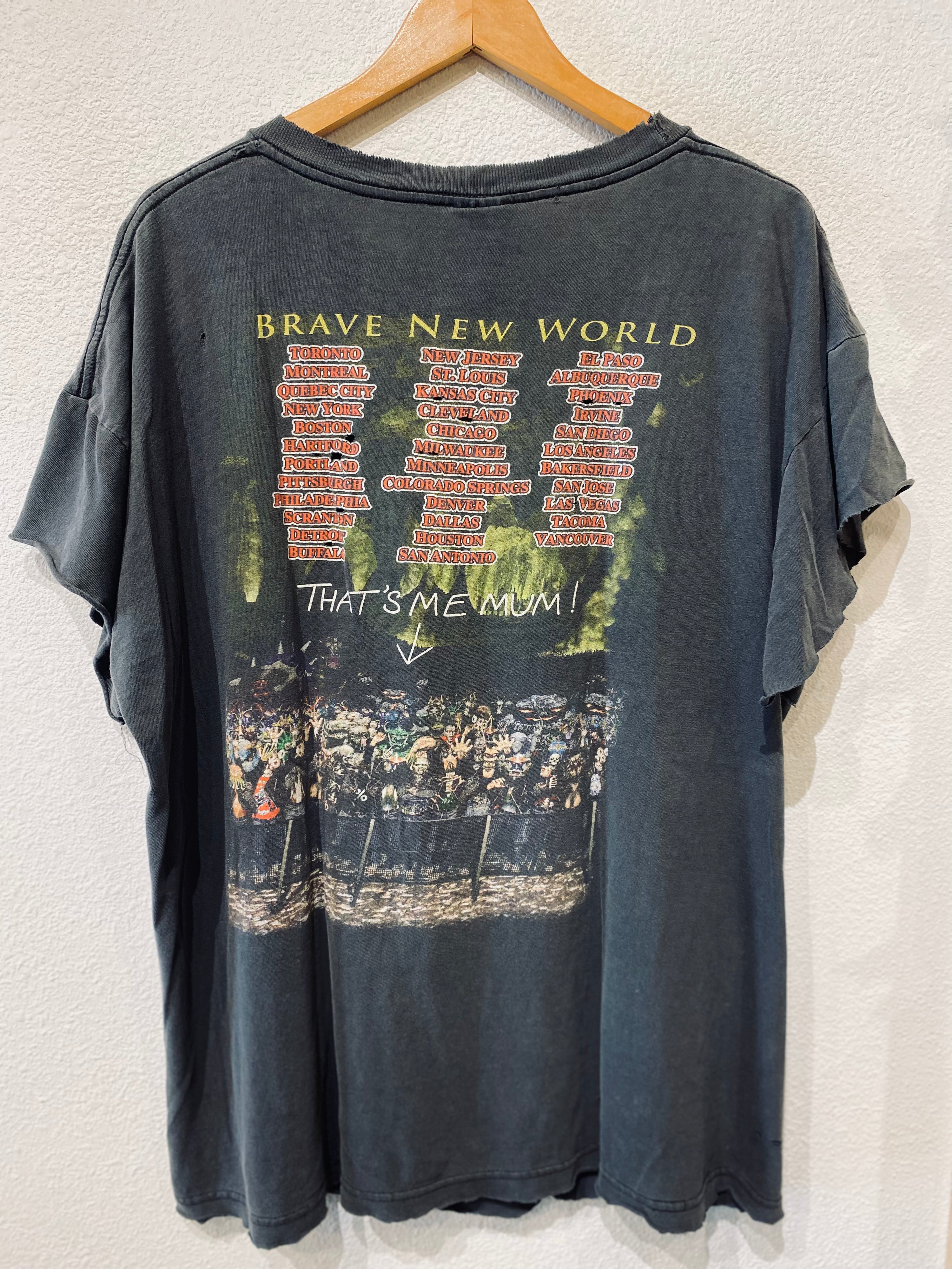 Iron Maiden Thrashed Y2K Vintage Tee