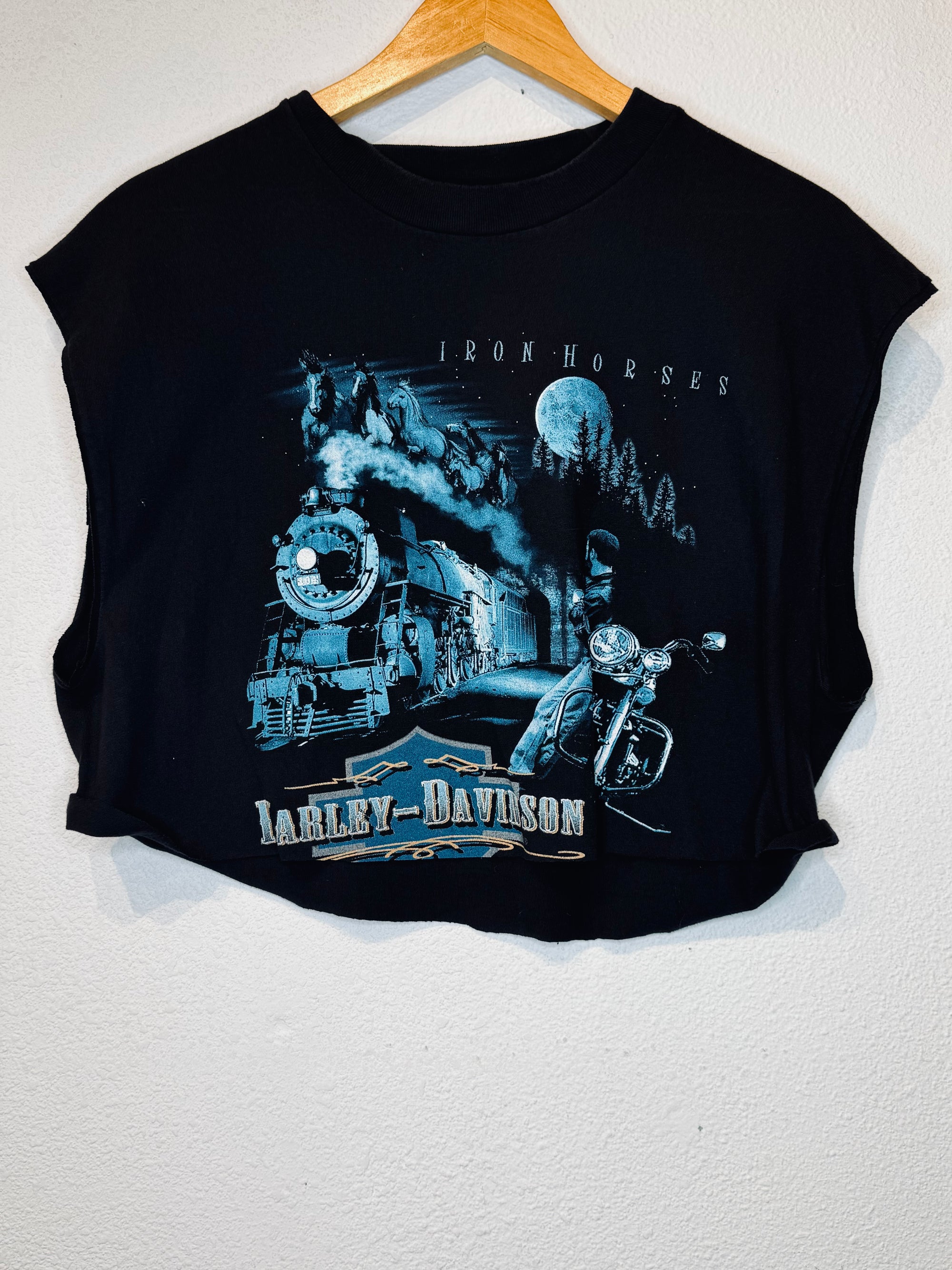 Iron Horses Harley Vintage Crop Tank