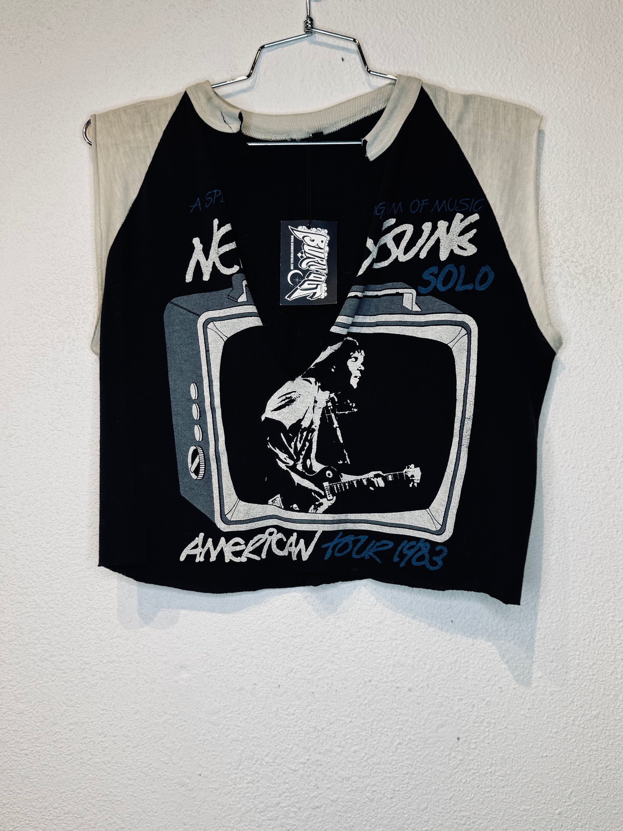 Neil Diamond Tour '83 Vintage Crop Tank