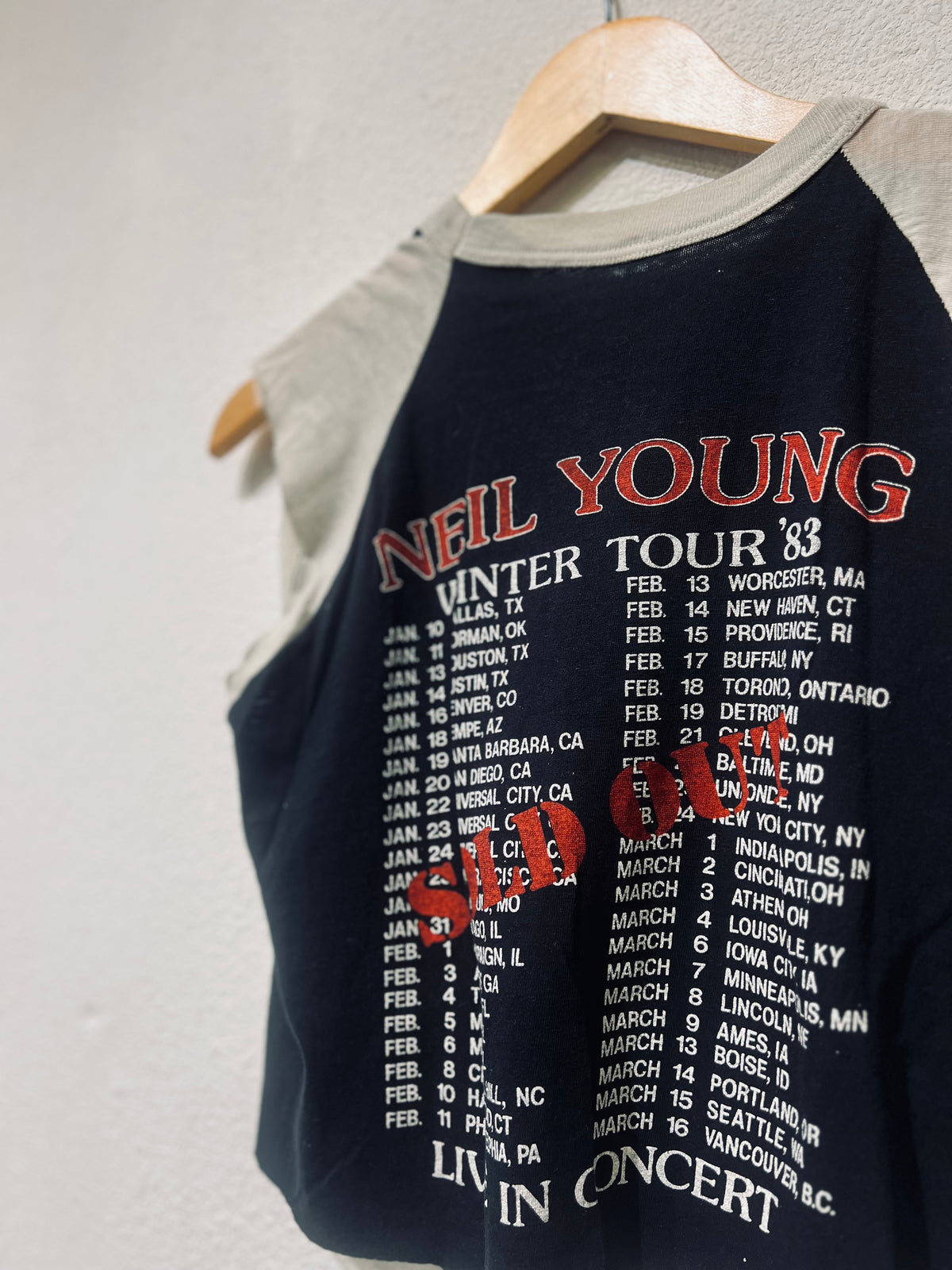 '83 Neil Young Vintage Crop Tank