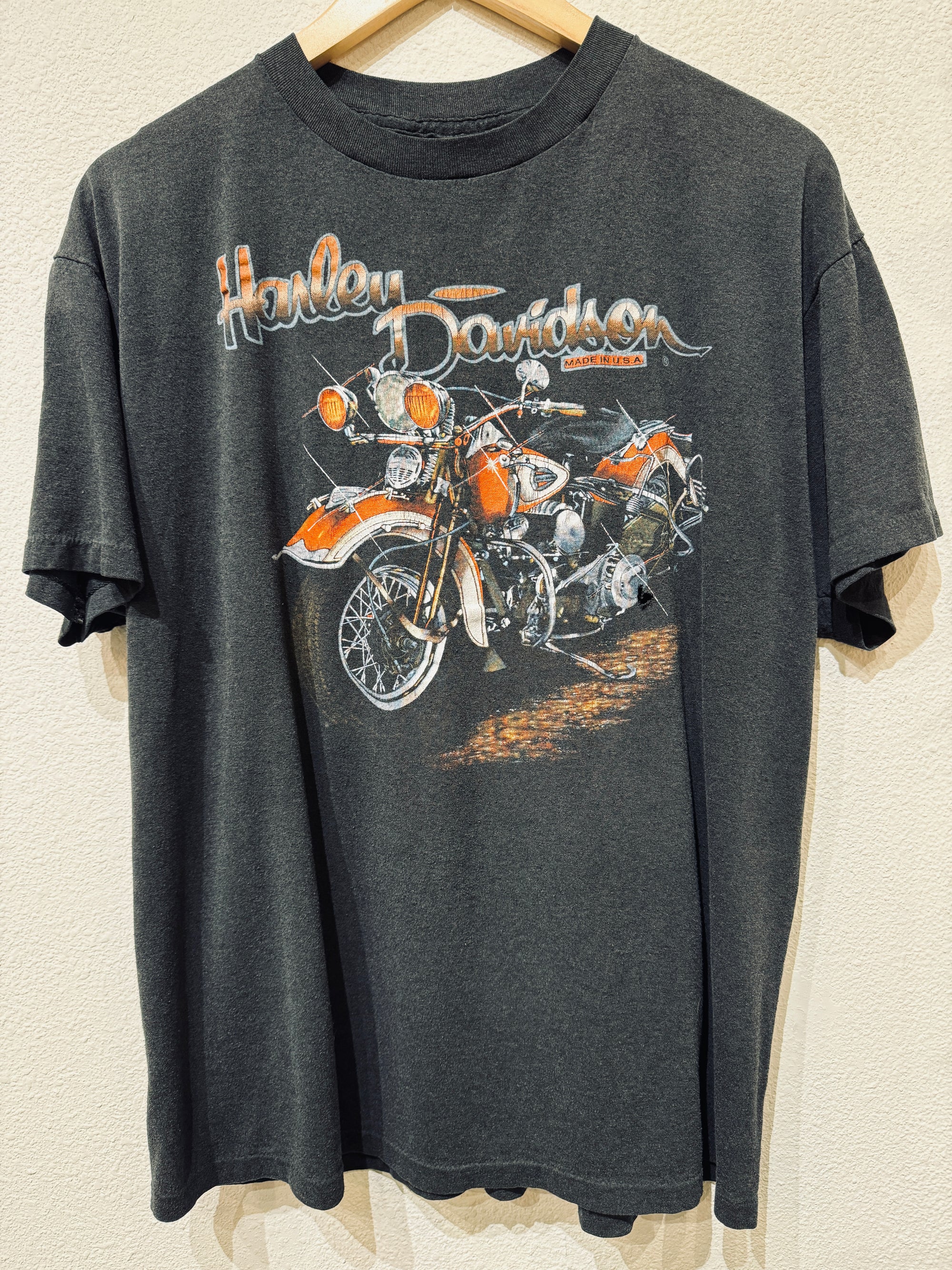 3D Emblem Made in USA Harley Vintage Tee