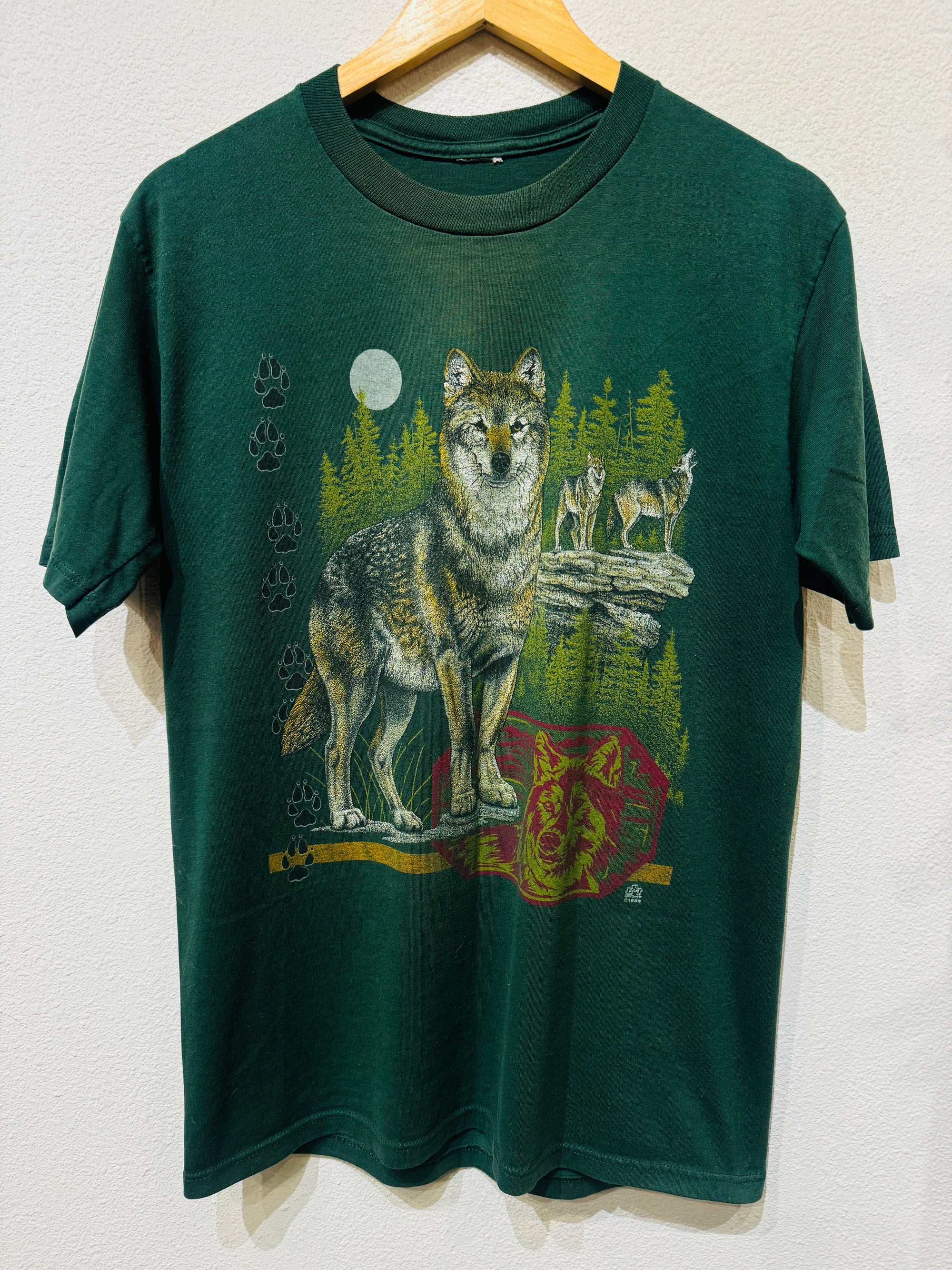 Wolf Green Vintage Tee