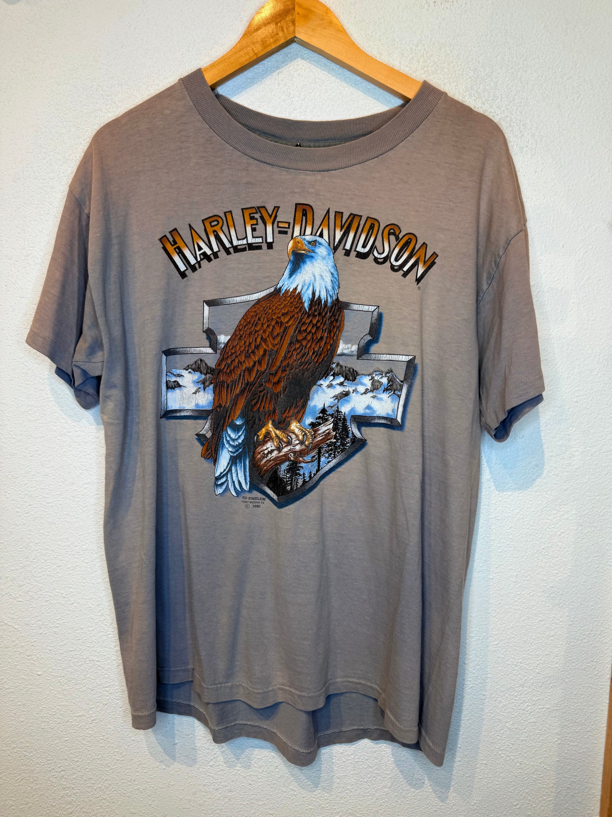 Harley '99 3D Emblem Vintage Tee