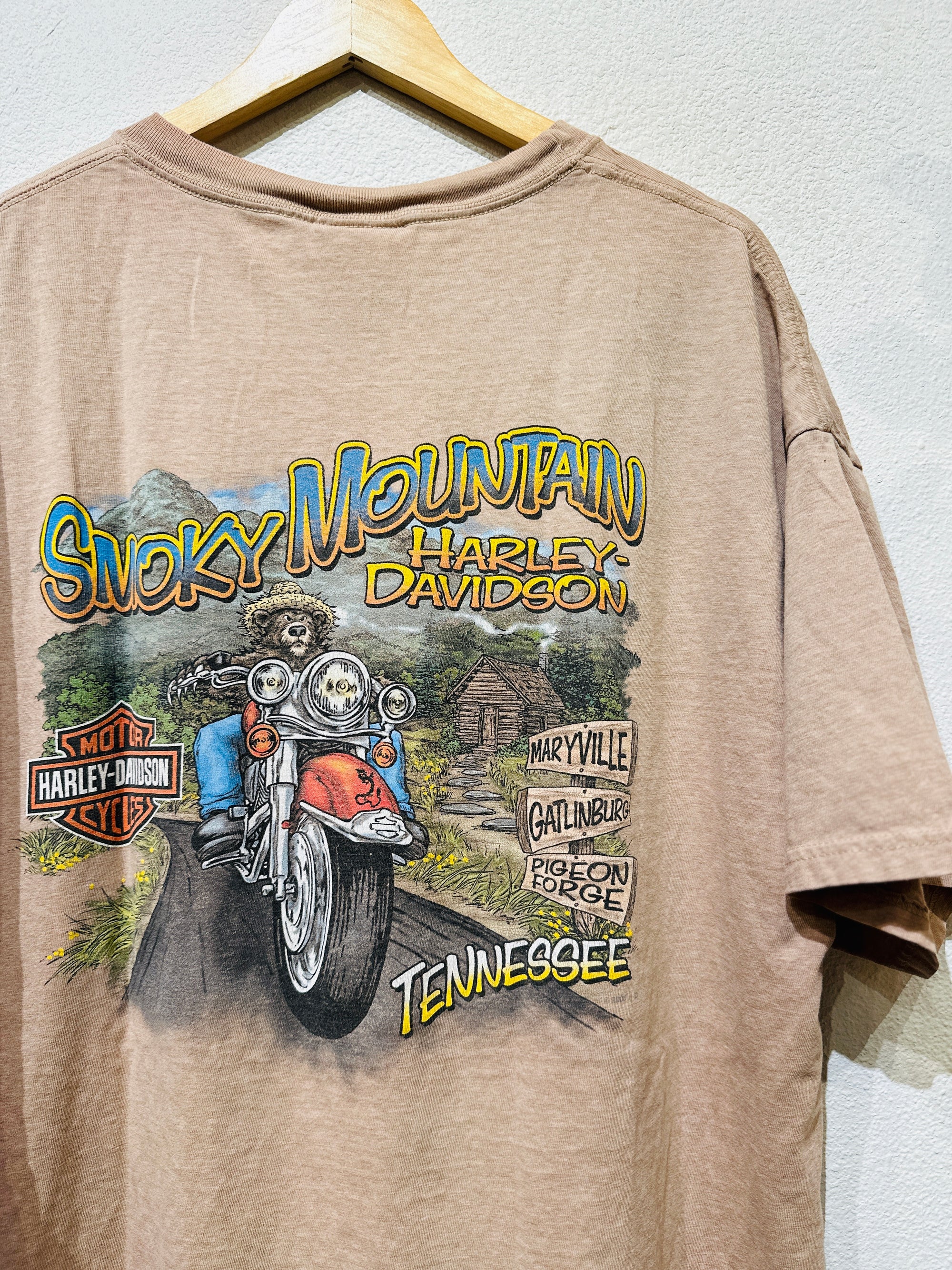 Smoky Mountain Harley Vintage Tee