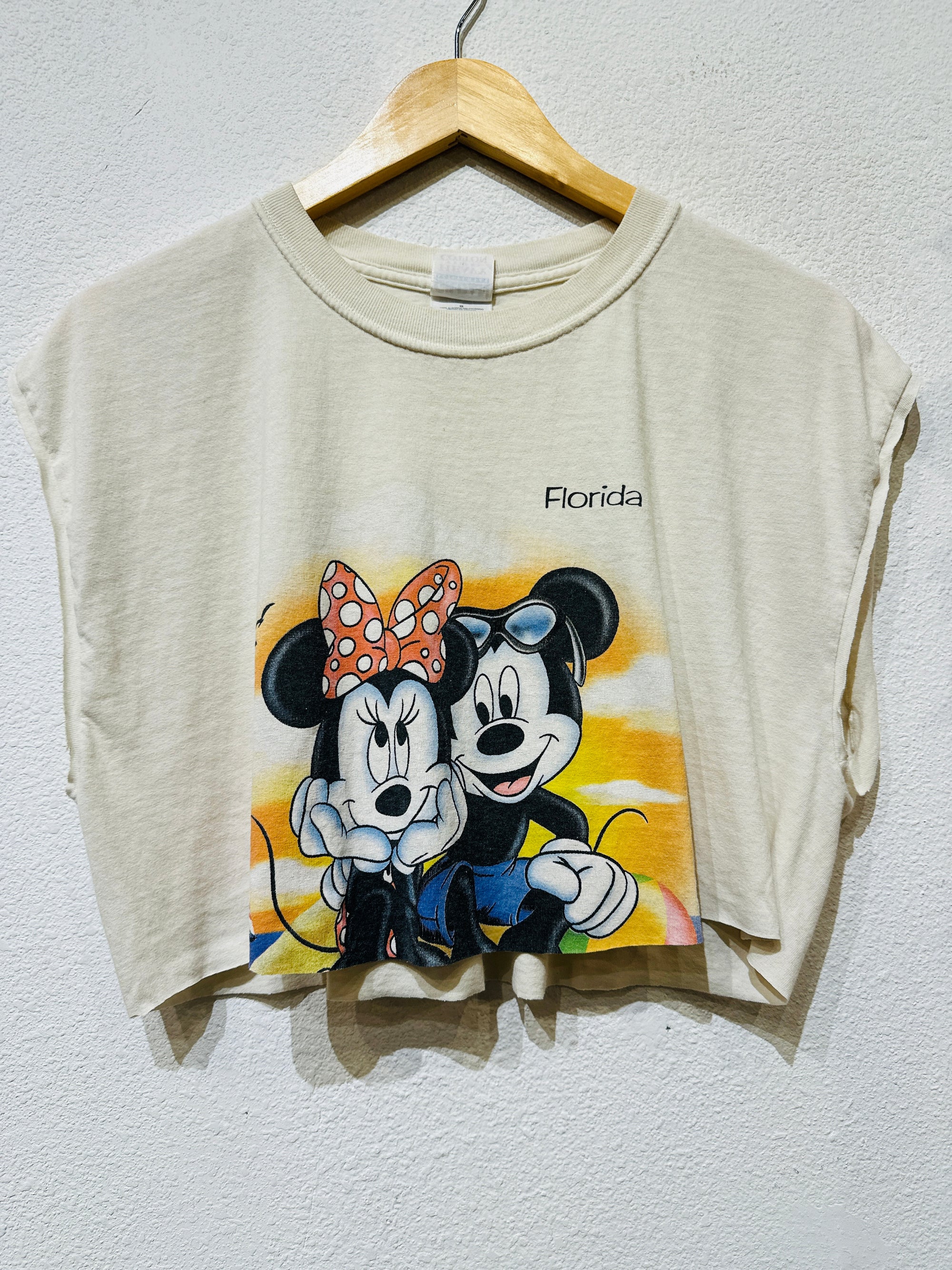 Florida Mickey Minnie Vintage Crop Tank