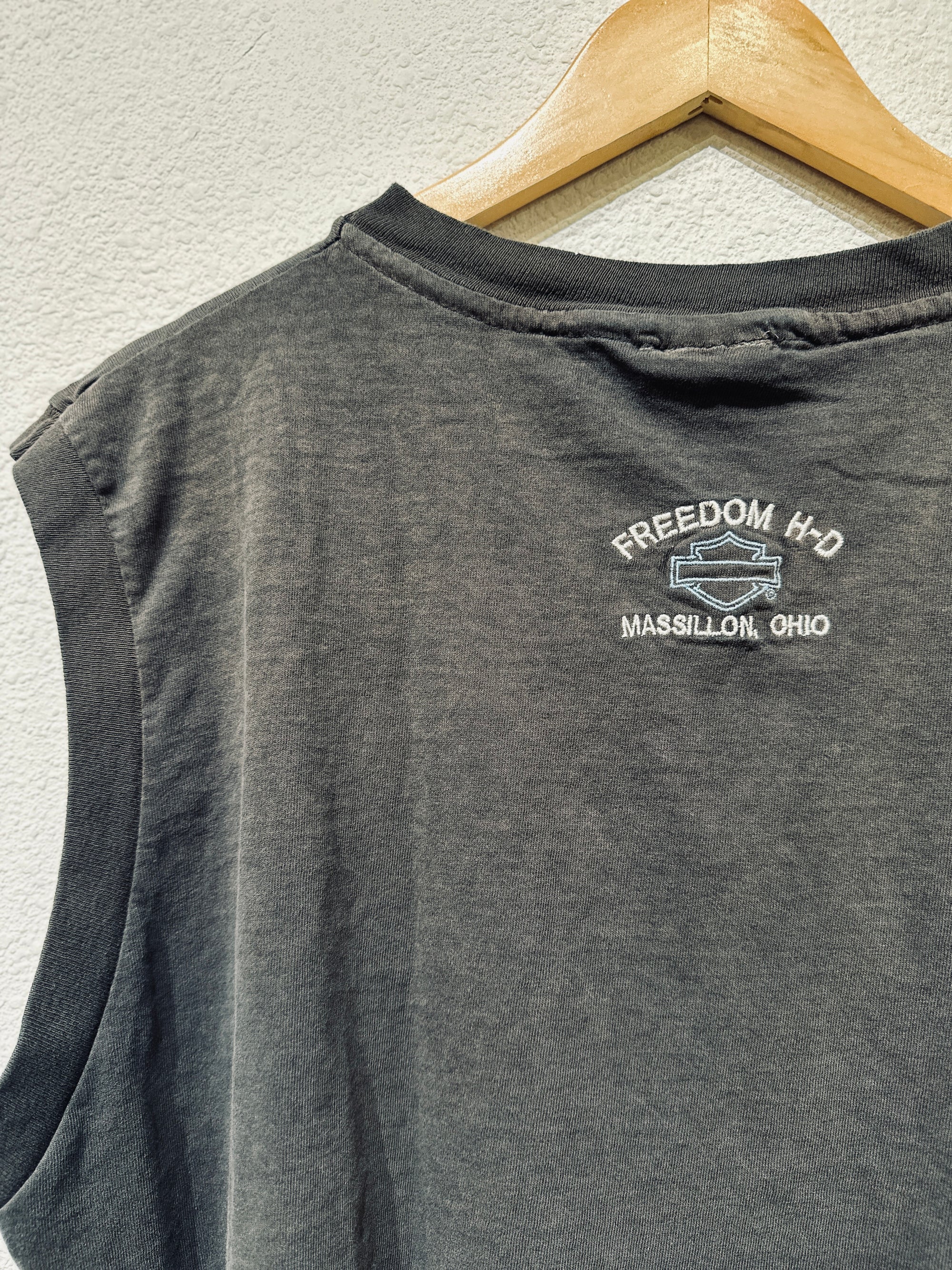 Freedom Harley Vintage Crop Tank