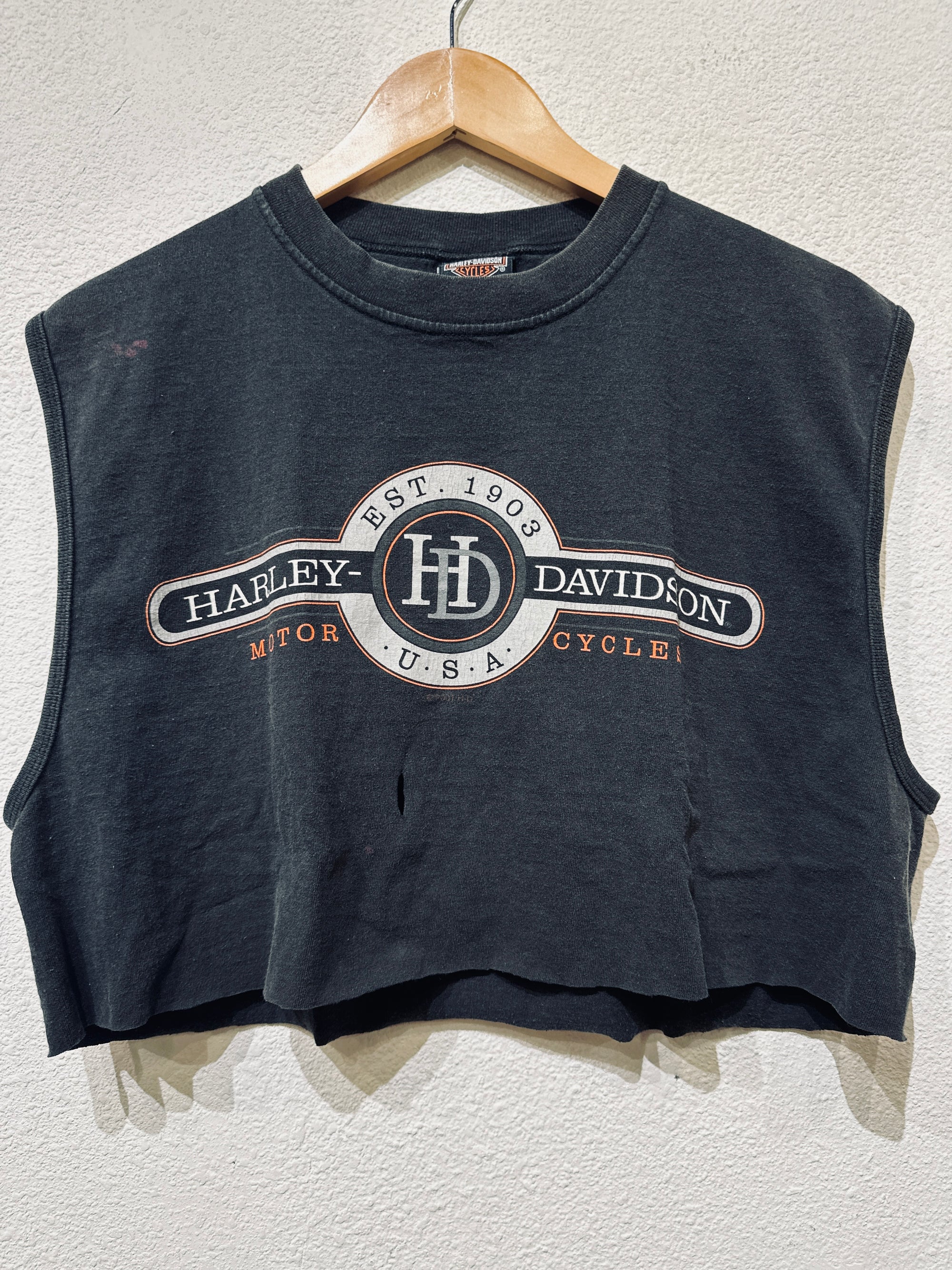 Big Sky Harley Vintage Crop Tank