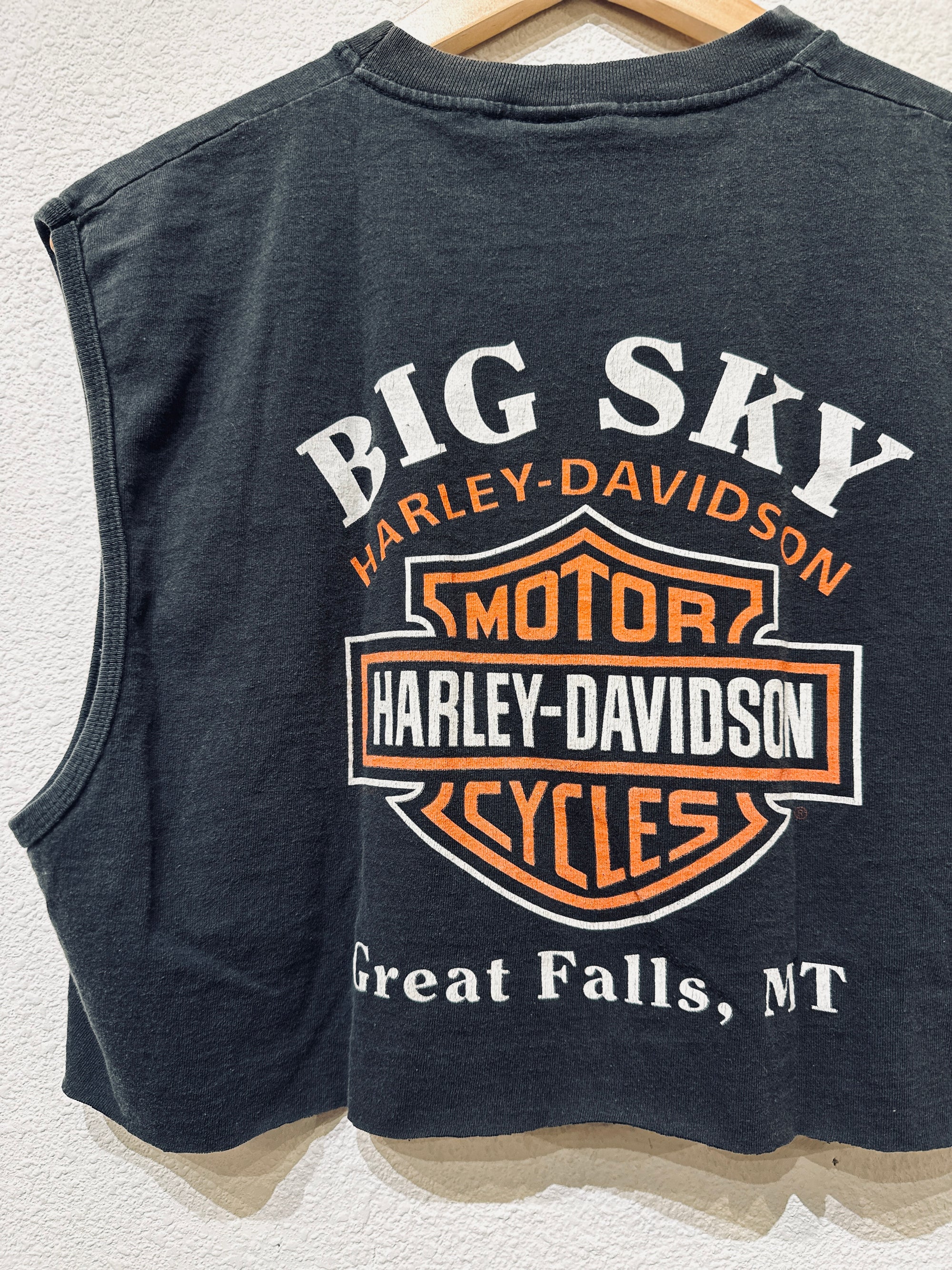 Big Sky Harley Vintage Crop Tank