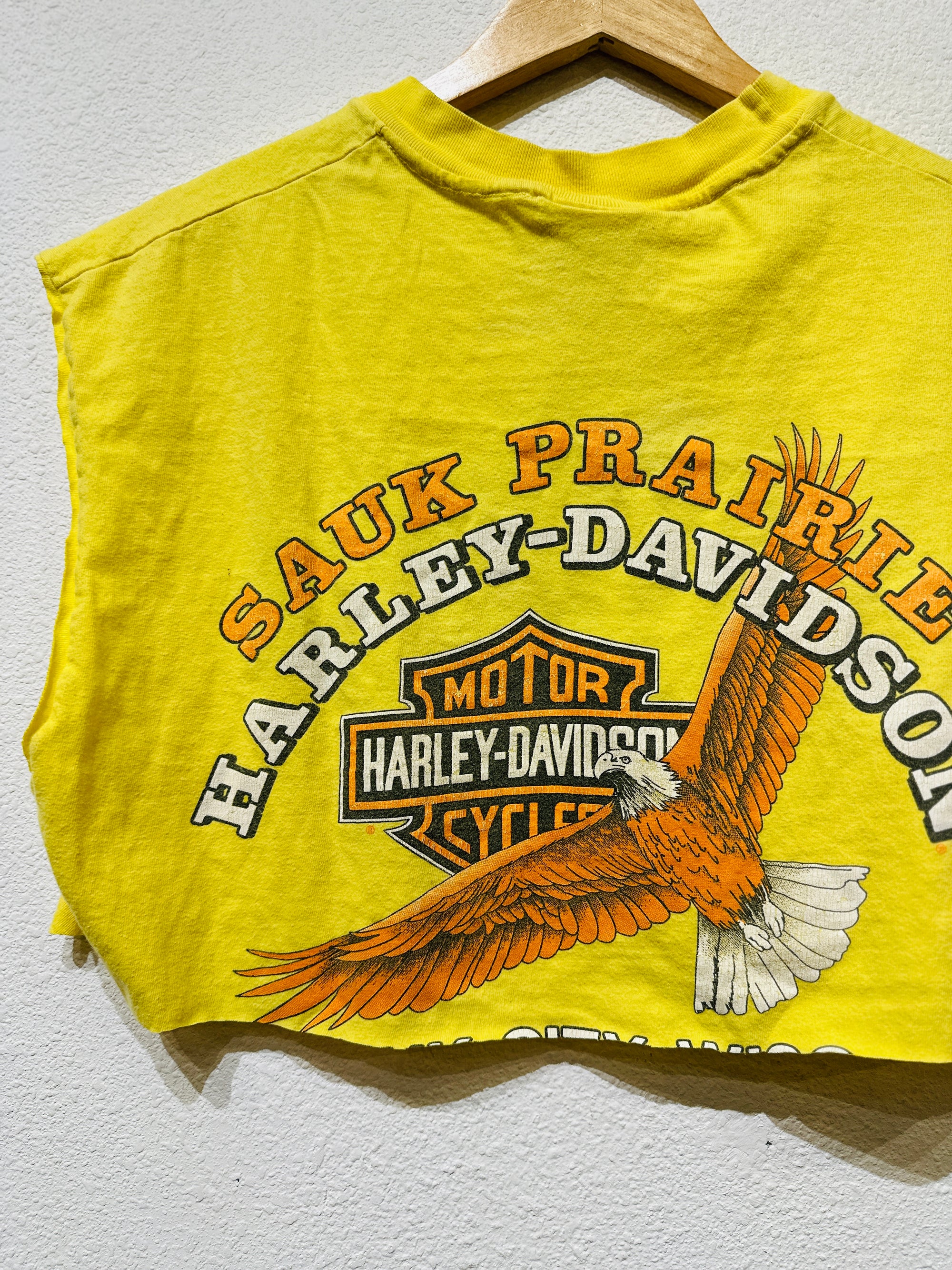 Sauk Harley Vintage Crop Tank