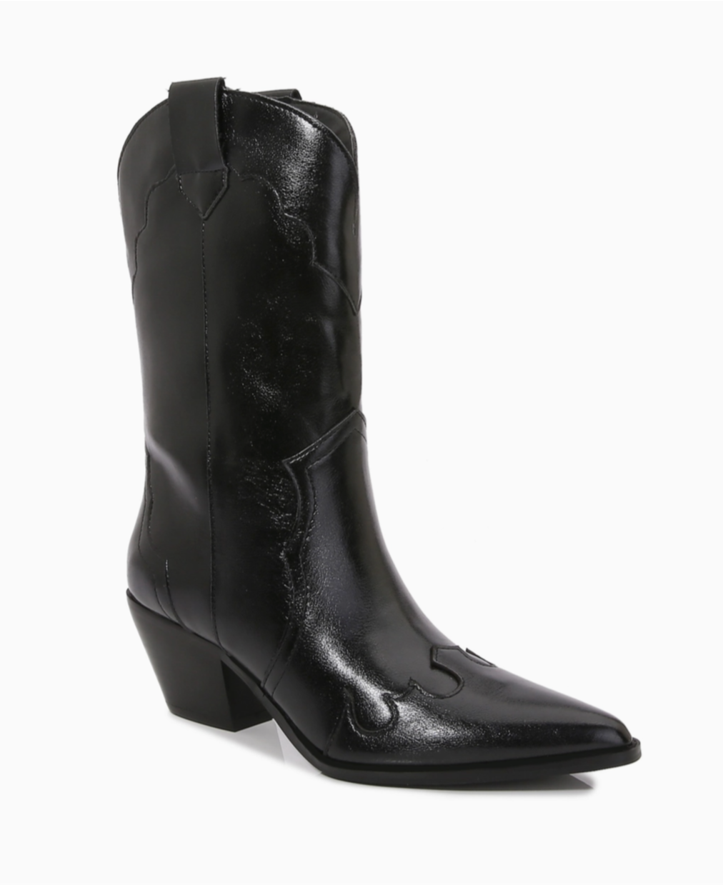 Kitty Cowboy Boot - Black