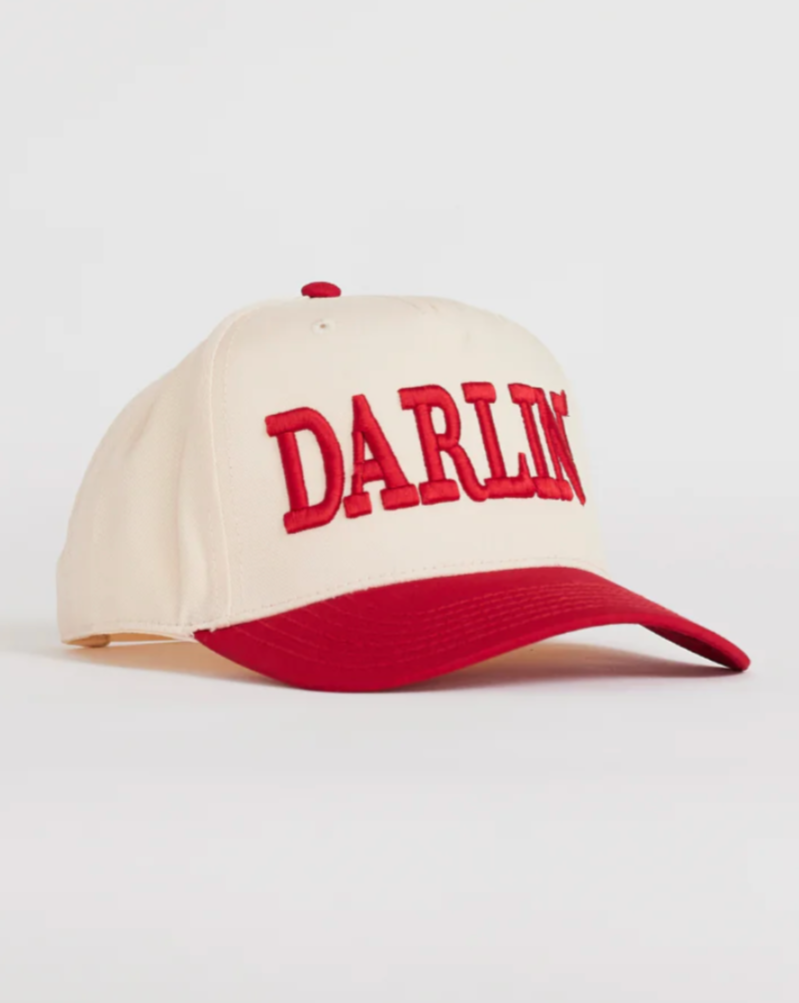 DARLIN'™ Snapback - Cream/Red